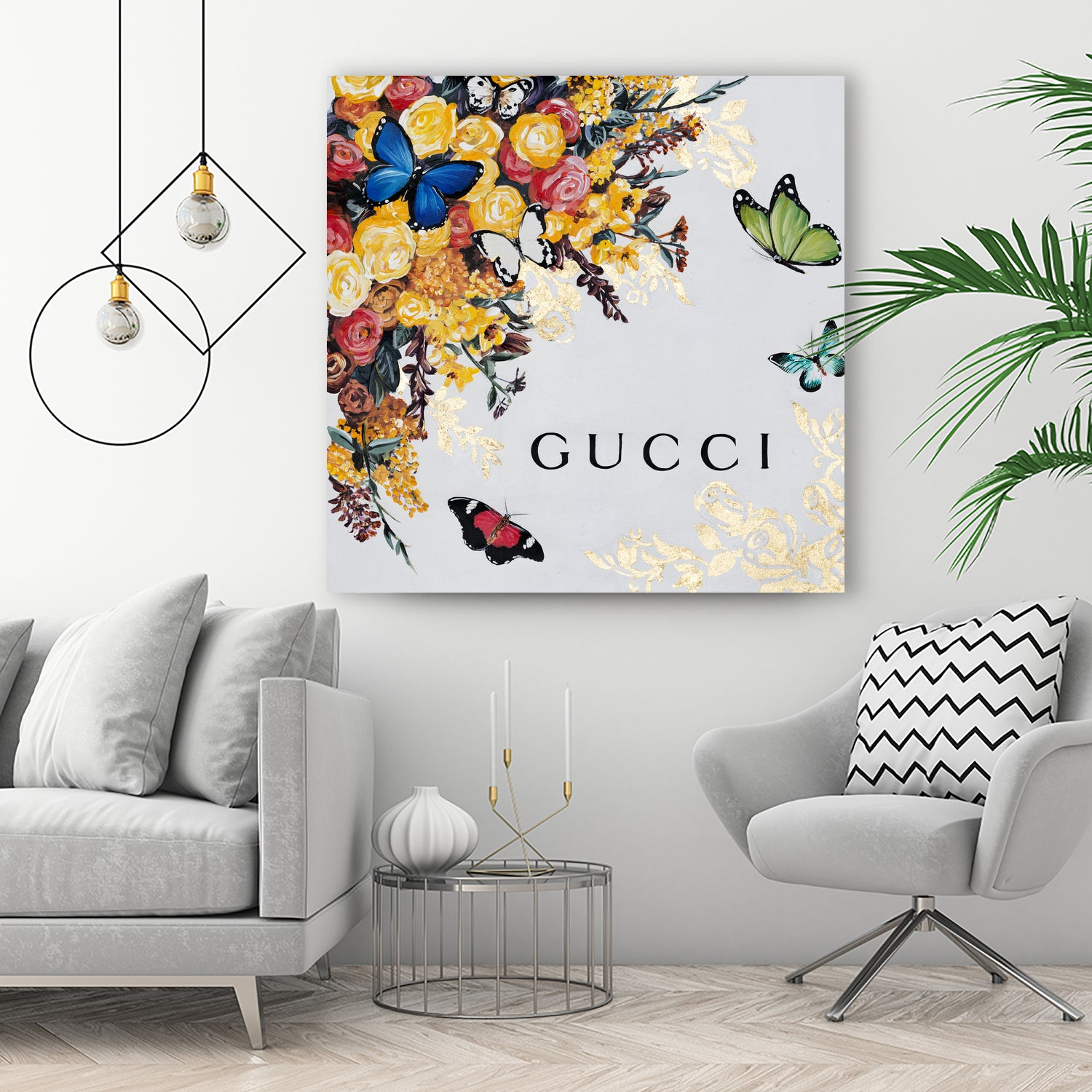 Chic Blooms IV by Daleno Art on GIANT ART - abstract