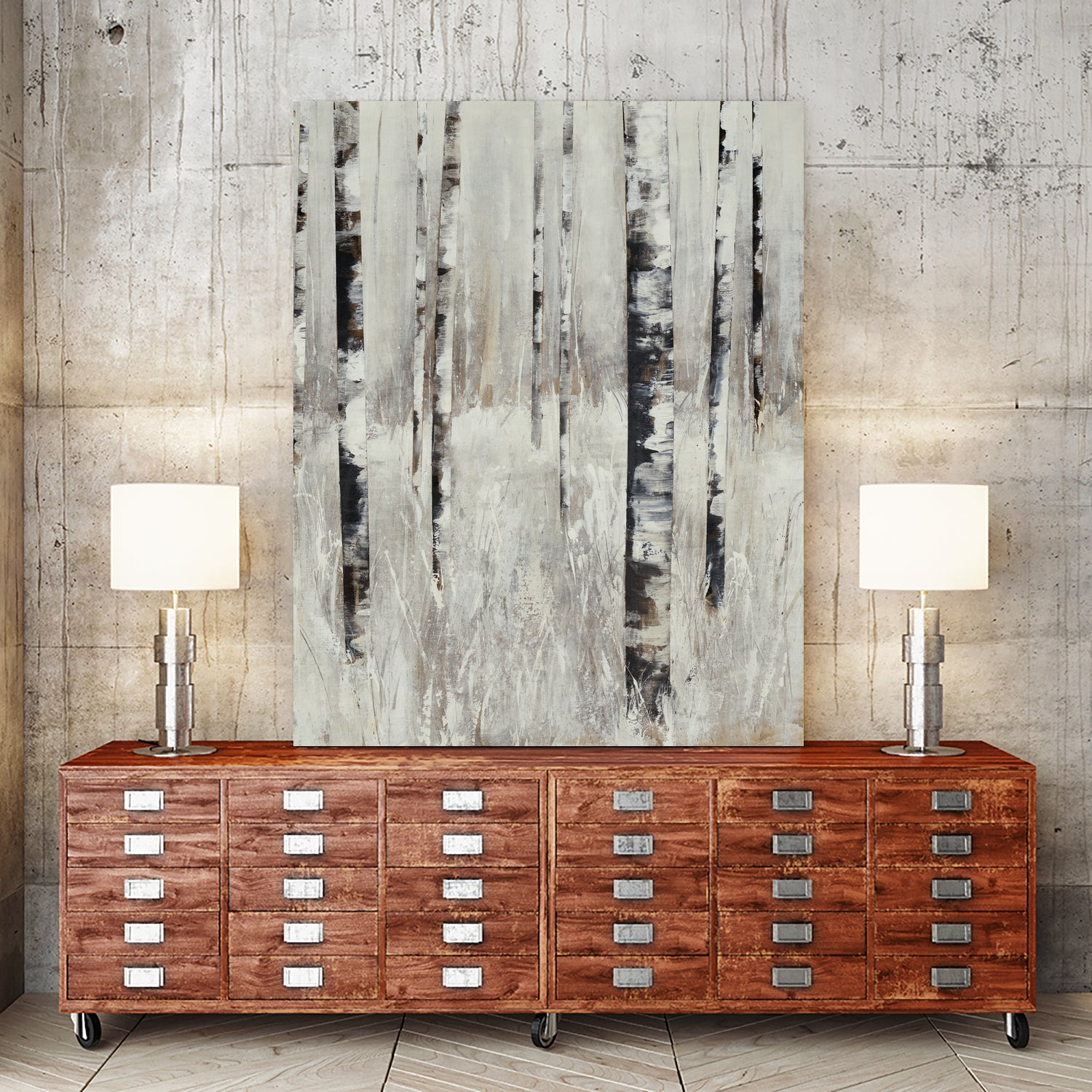 A Winter Walk by Daleno Art on GIANT ART - abstract