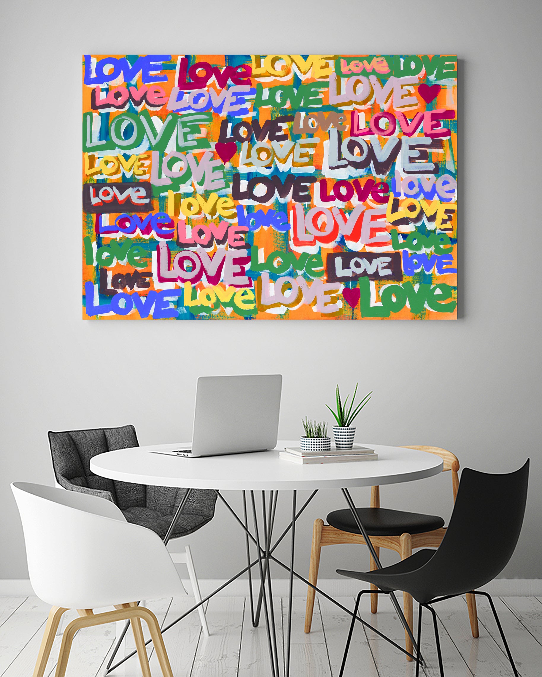 Its time to Love II by Daleno Art on GIANT ART - red figurative love