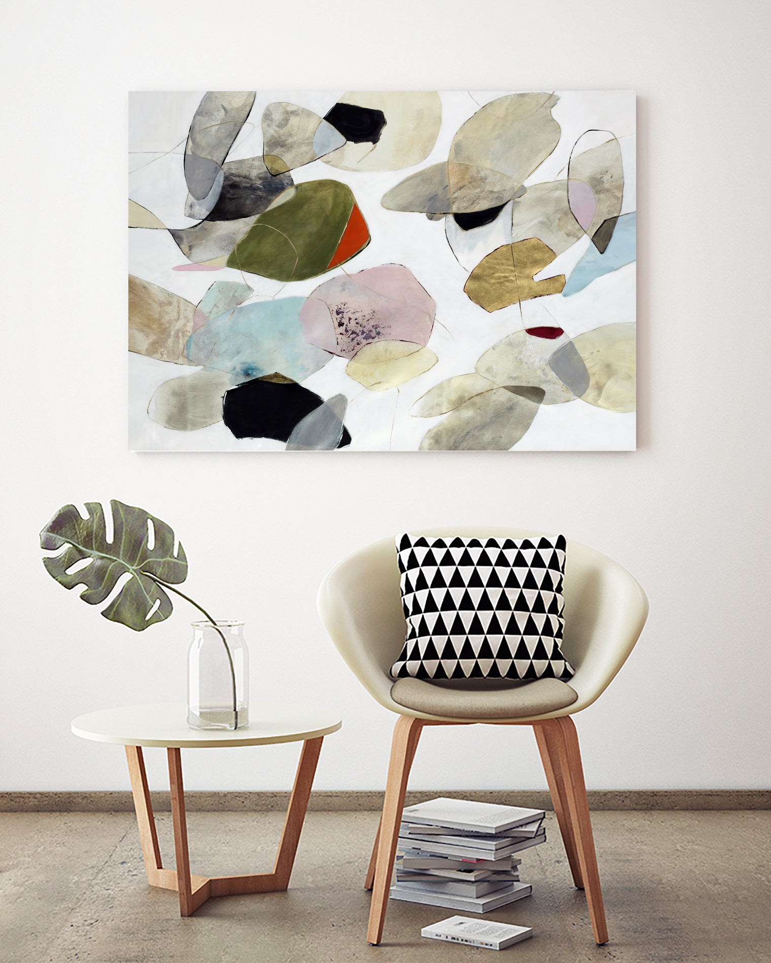 Roam by Daleno Art on GIANT ART - red shape