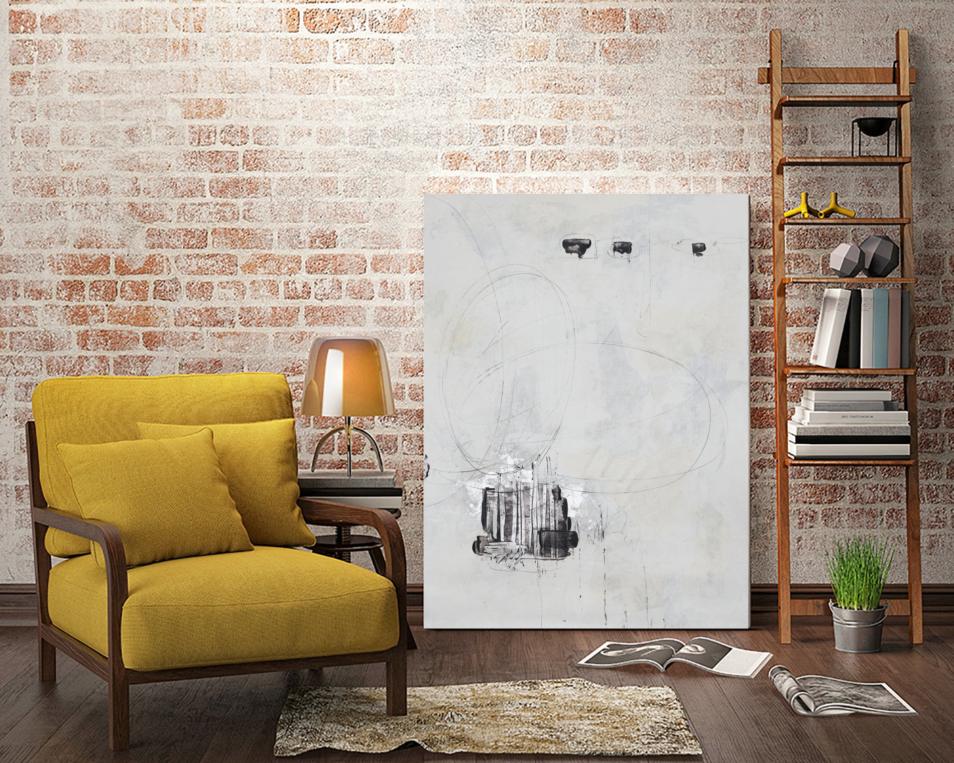 Lightweight I by Daleno Art on GIANT ART - abstract