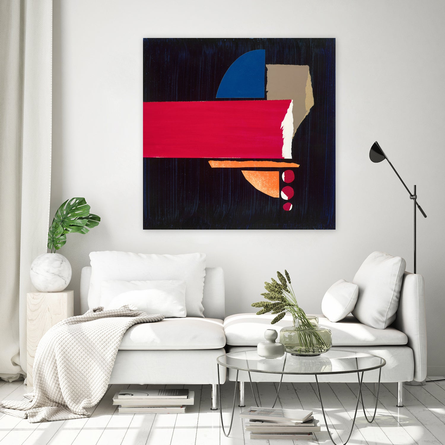 Shape Shifter No.4 by EJ Studio on GIANT ART - white abstract pattern