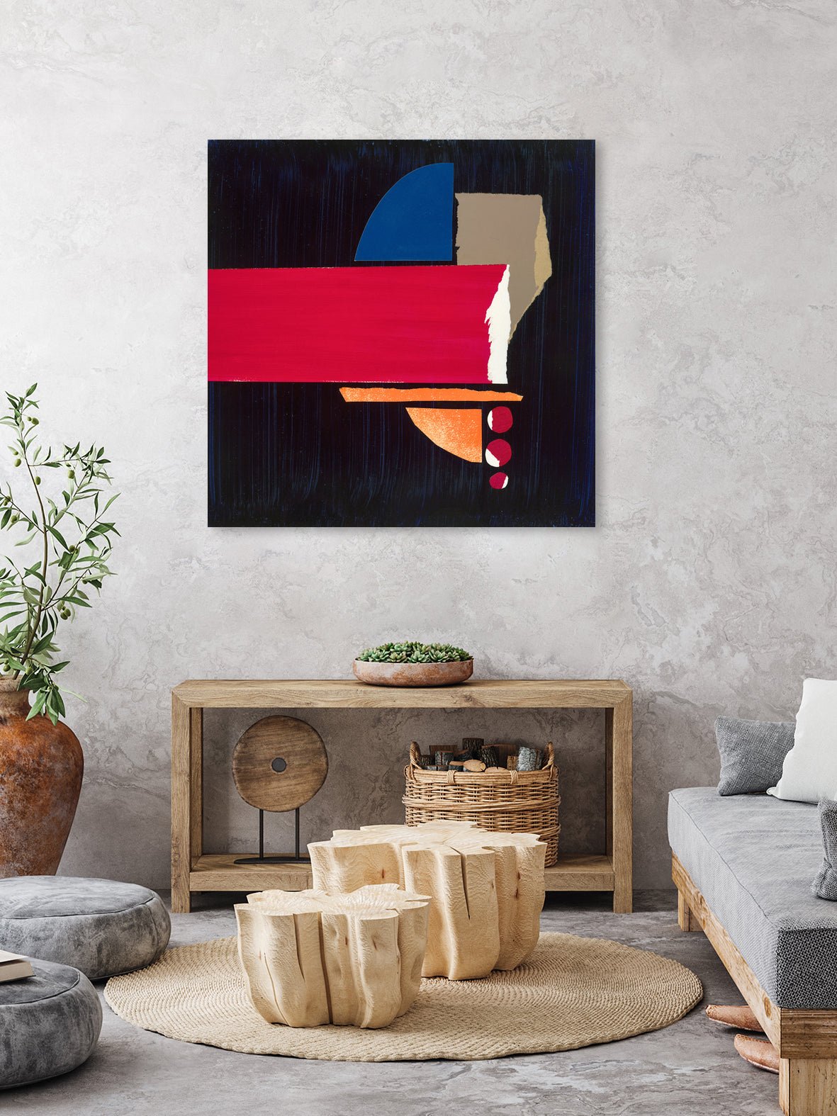 Shape Shifter No.4 by EJ Studio on GIANT ART - white abstract pattern