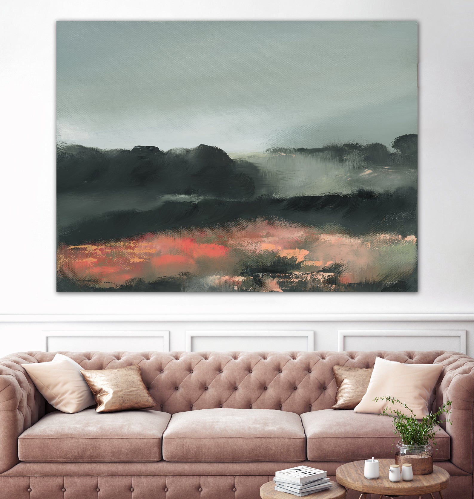 Ruby Meadow by Maggie Sackmann on GIANT ART - abstract
