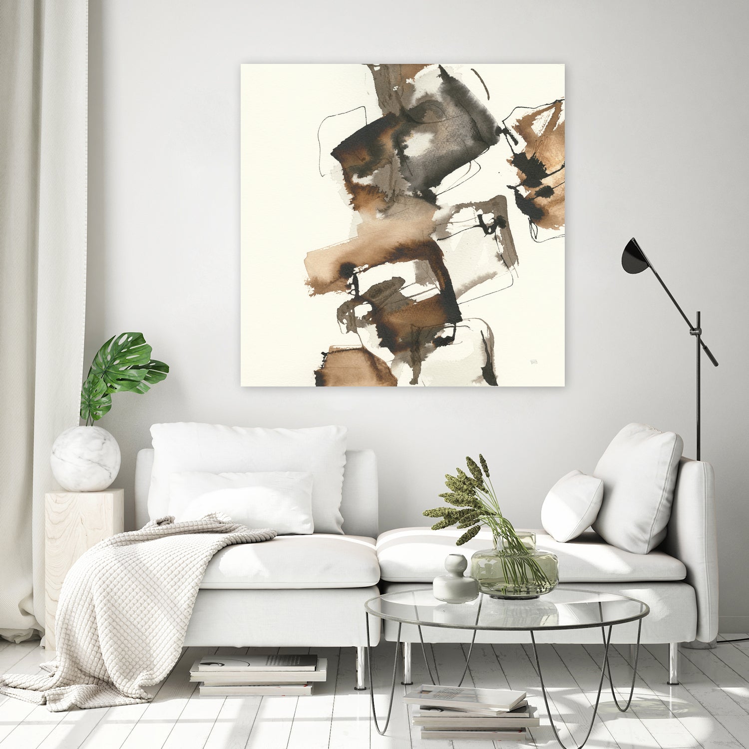 Stacked I by Chris Paschke on GIANT ART - black abstract