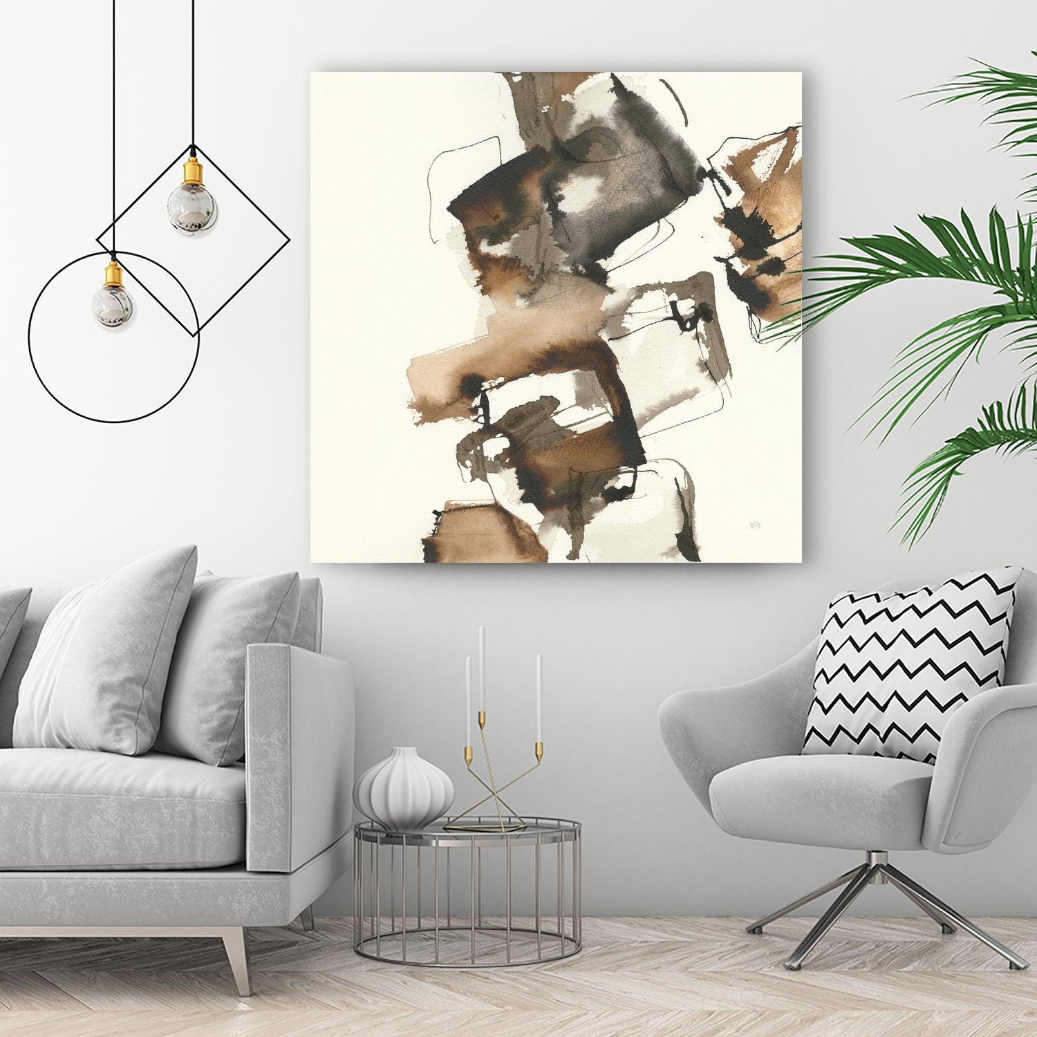 Stacked I by Chris Paschke on GIANT ART - black abstract