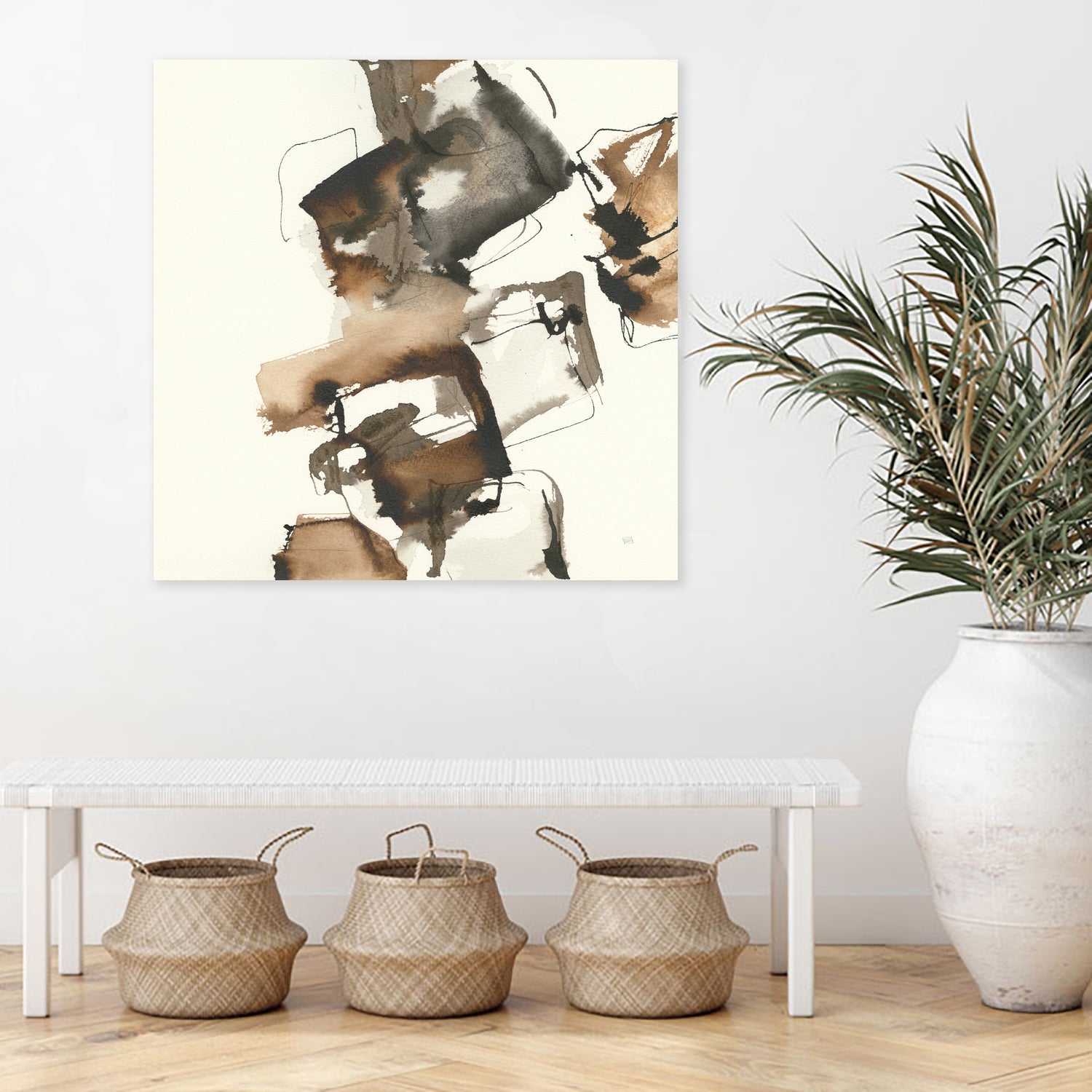 Stacked I by Chris Paschke on GIANT ART - black abstract