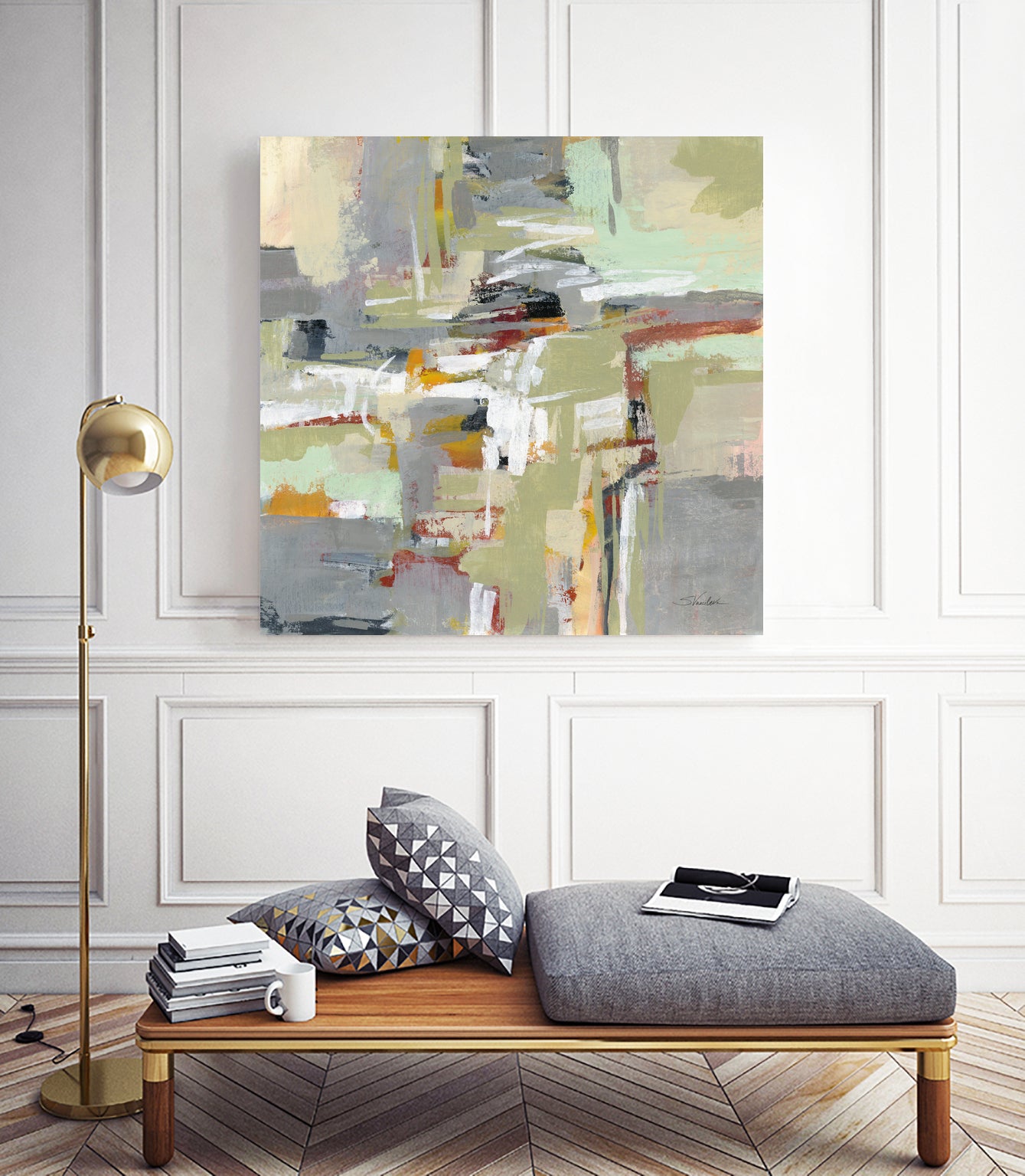 Brick Wall by Silvia Vassileva on GIANT ART - black abstract