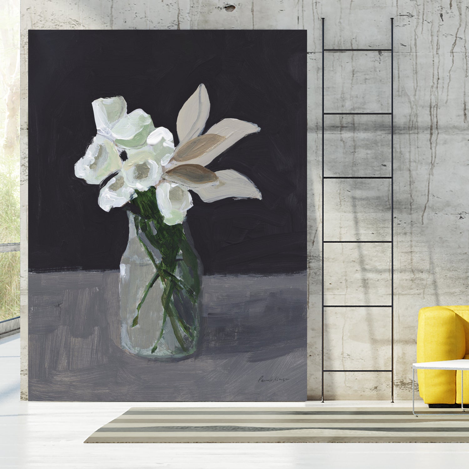 White Blooms by Pamela Munger on GIANT ART - bouquet