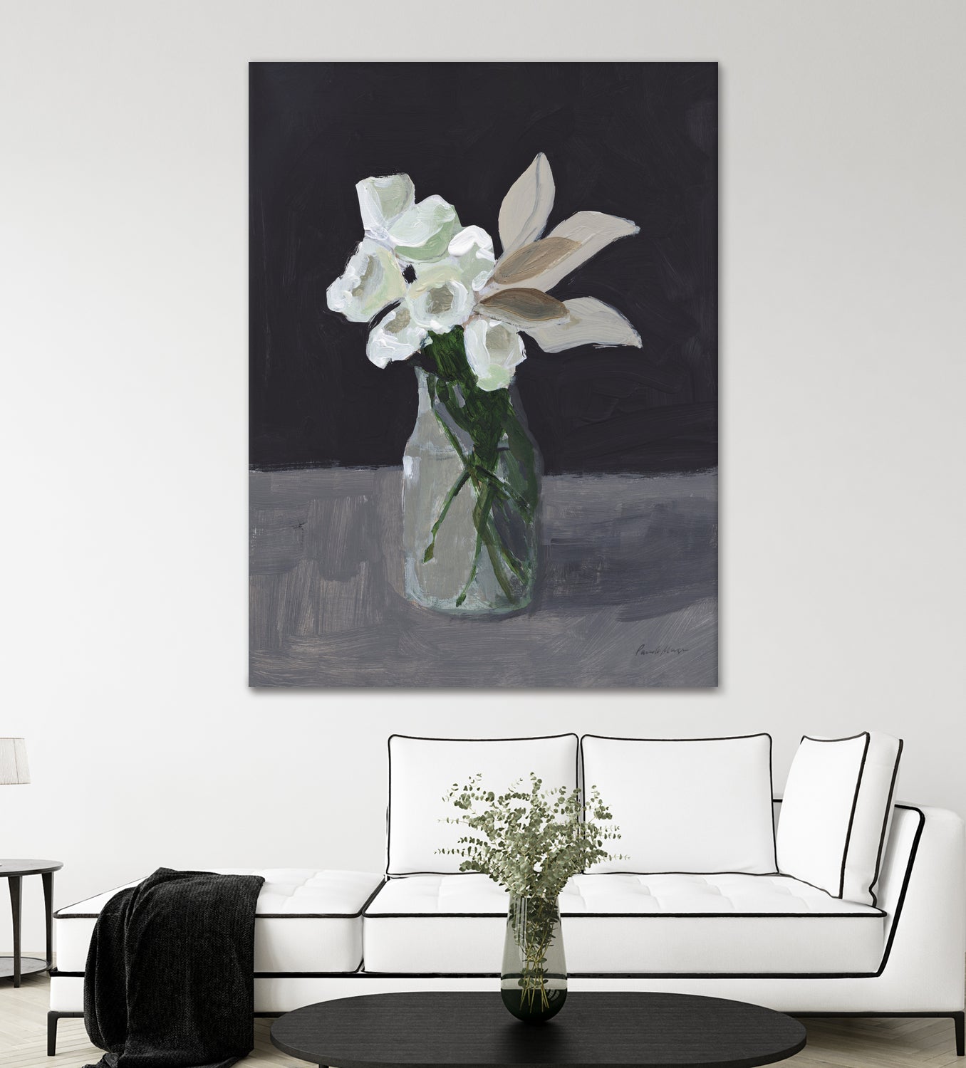 White Blooms by Pamela Munger on GIANT ART - bouquet