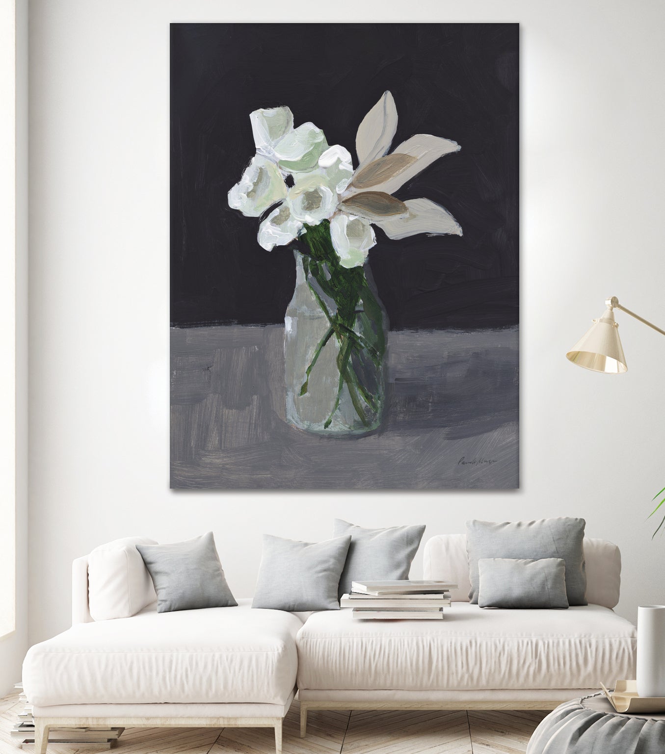 White Blooms by Pamela Munger on GIANT ART - bouquet