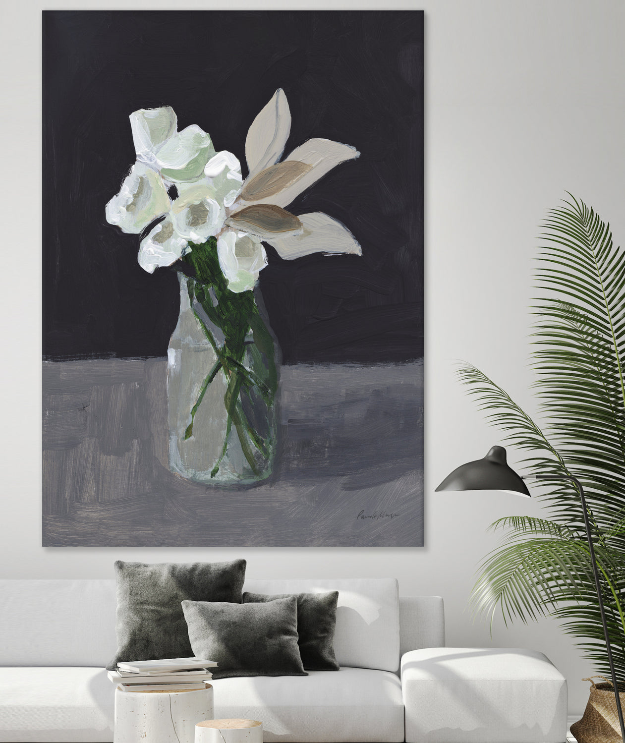 White Blooms by Pamela Munger on GIANT ART - bouquet