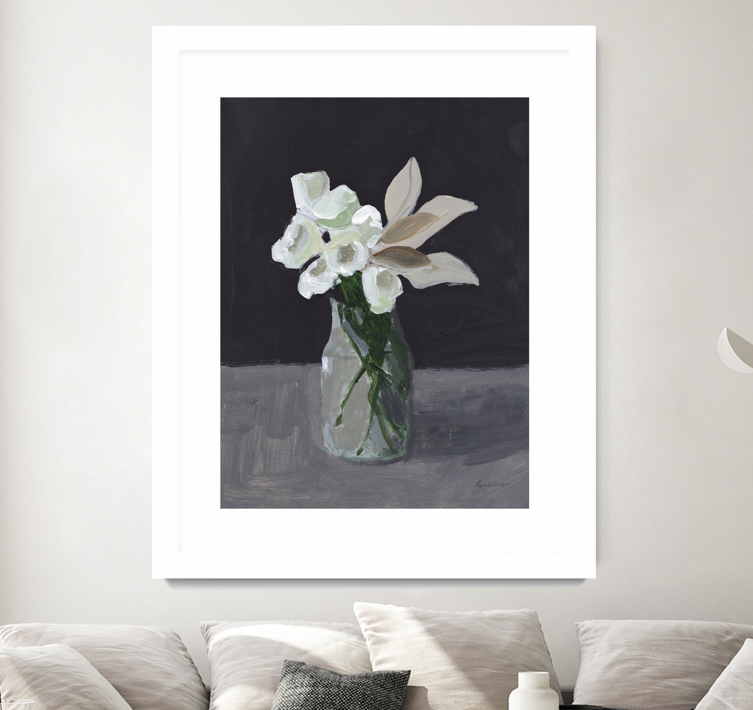 White Blooms by Pamela Munger on GIANT ART - bouquet