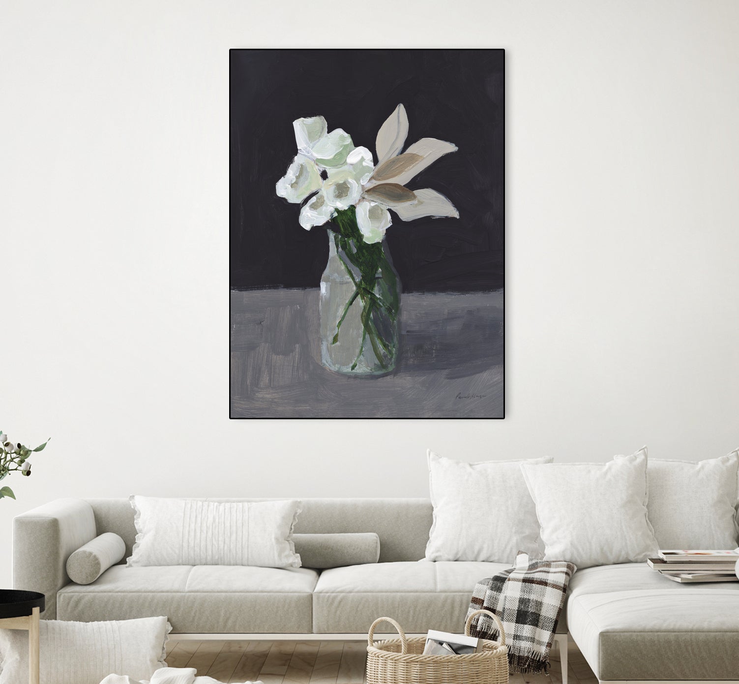 White Blooms by Pamela Munger on GIANT ART - bouquet