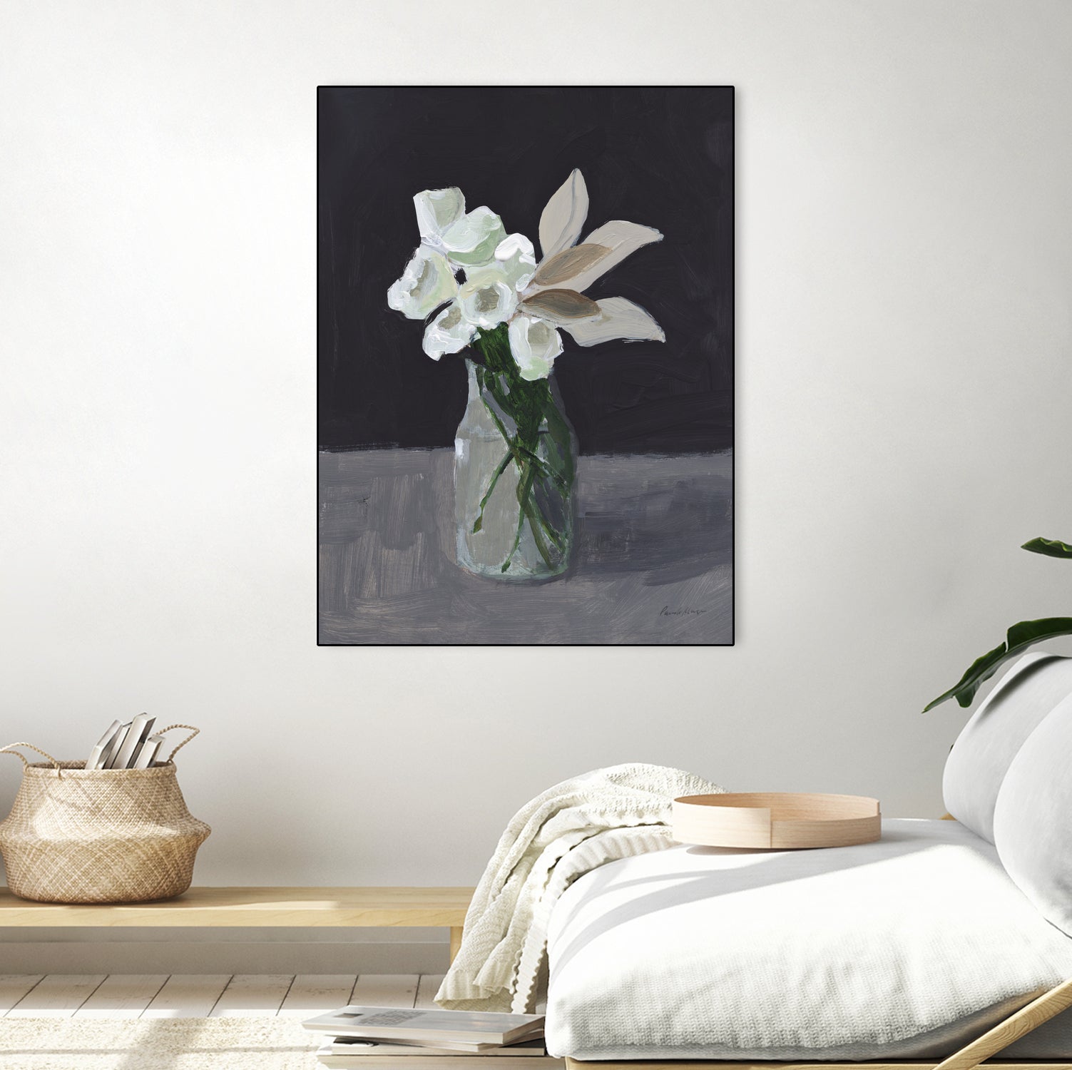 White Blooms by Pamela Munger on GIANT ART - bouquet
