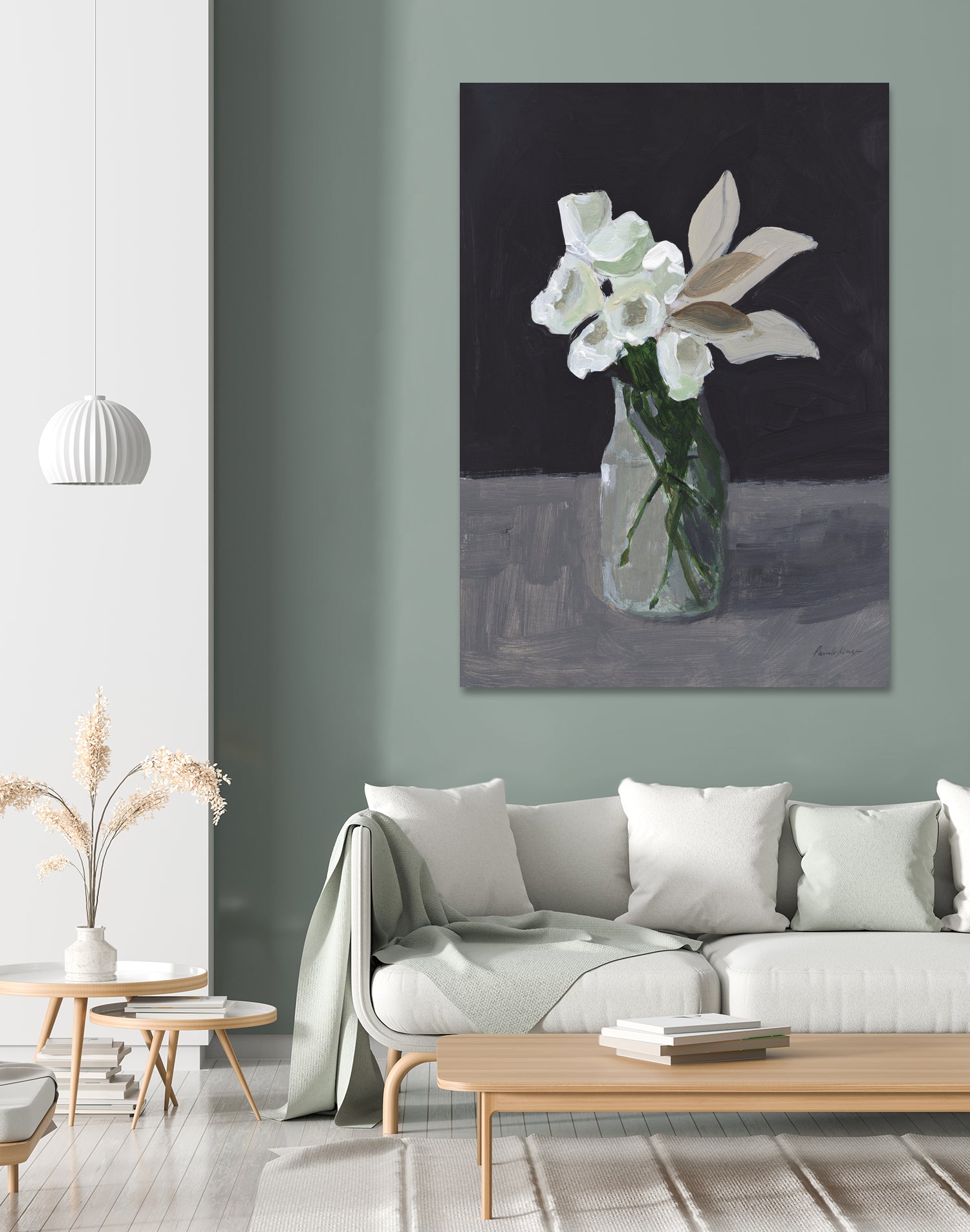 White Blooms by Pamela Munger on GIANT ART - bouquet