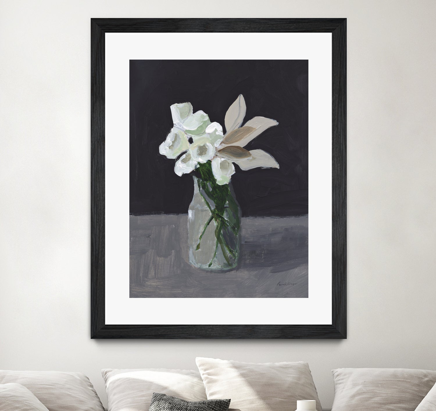 White Blooms by Pamela Munger on GIANT ART - bouquet