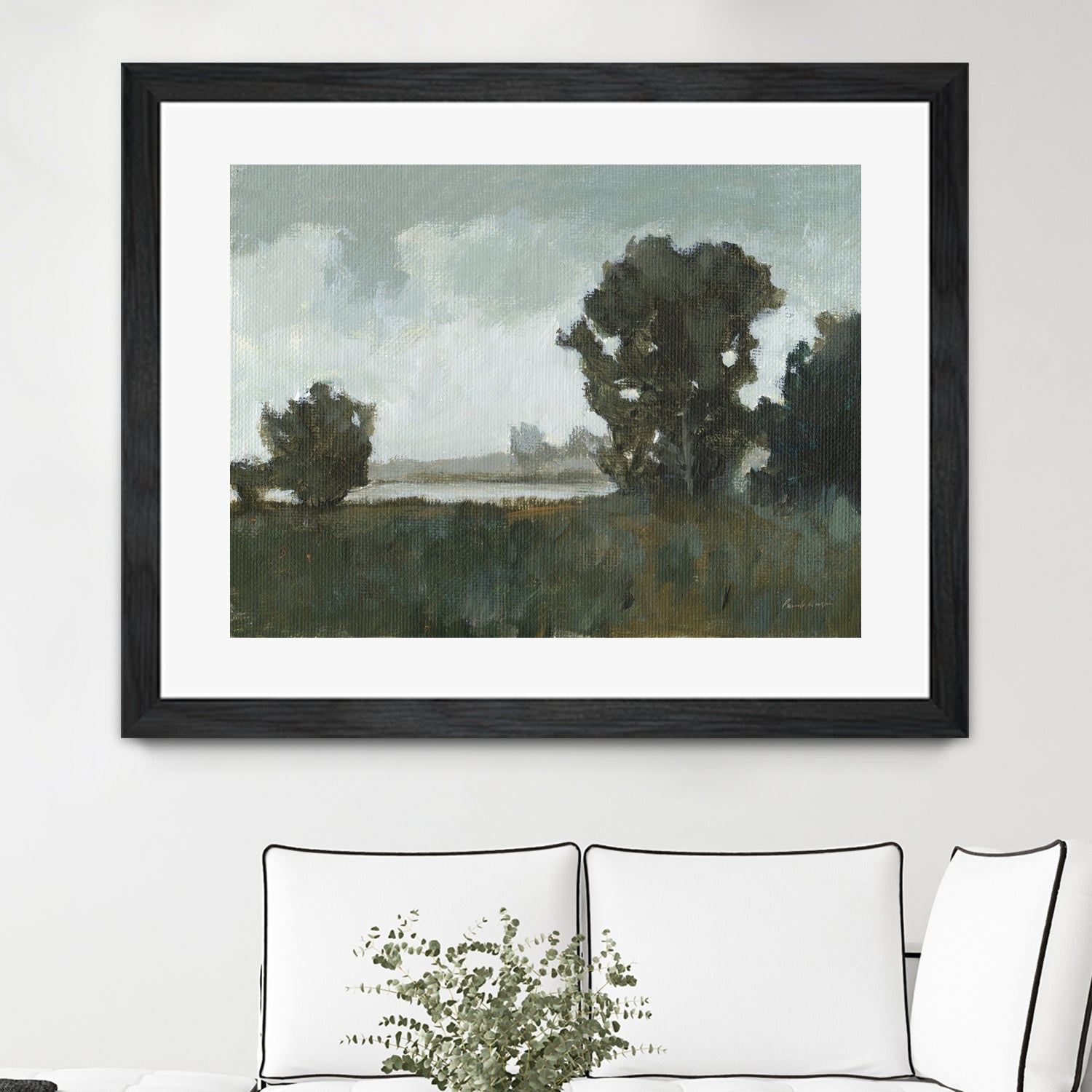 Waterway by Pamela Munger on GIANT ART - black