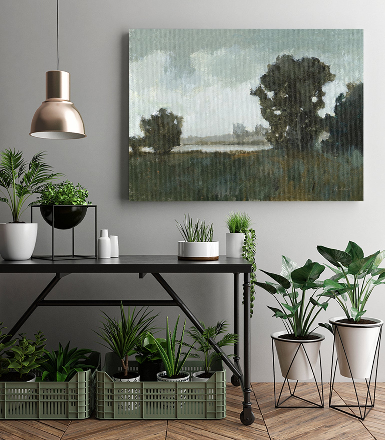 Waterway by Pamela Munger on GIANT ART - black