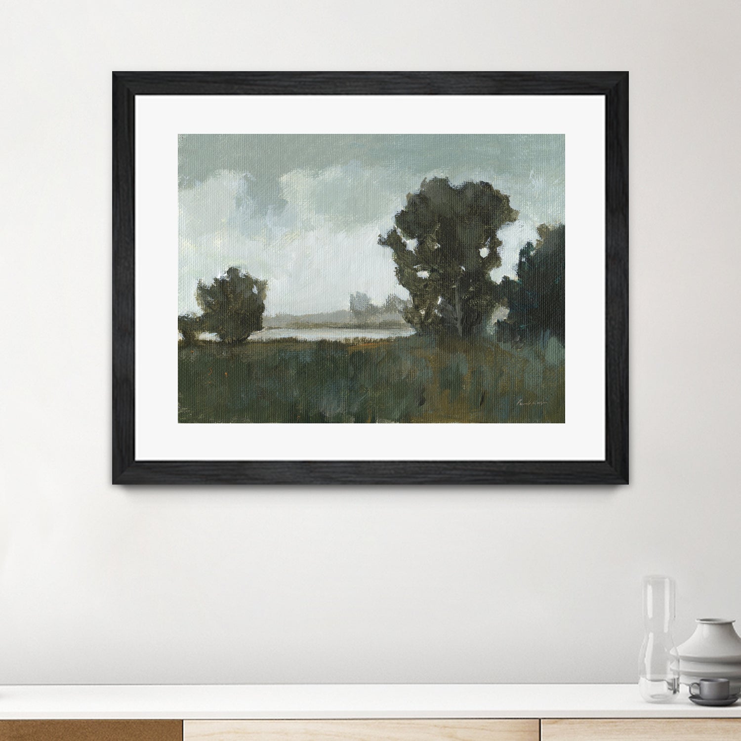 Waterway by Pamela Munger on GIANT ART - black