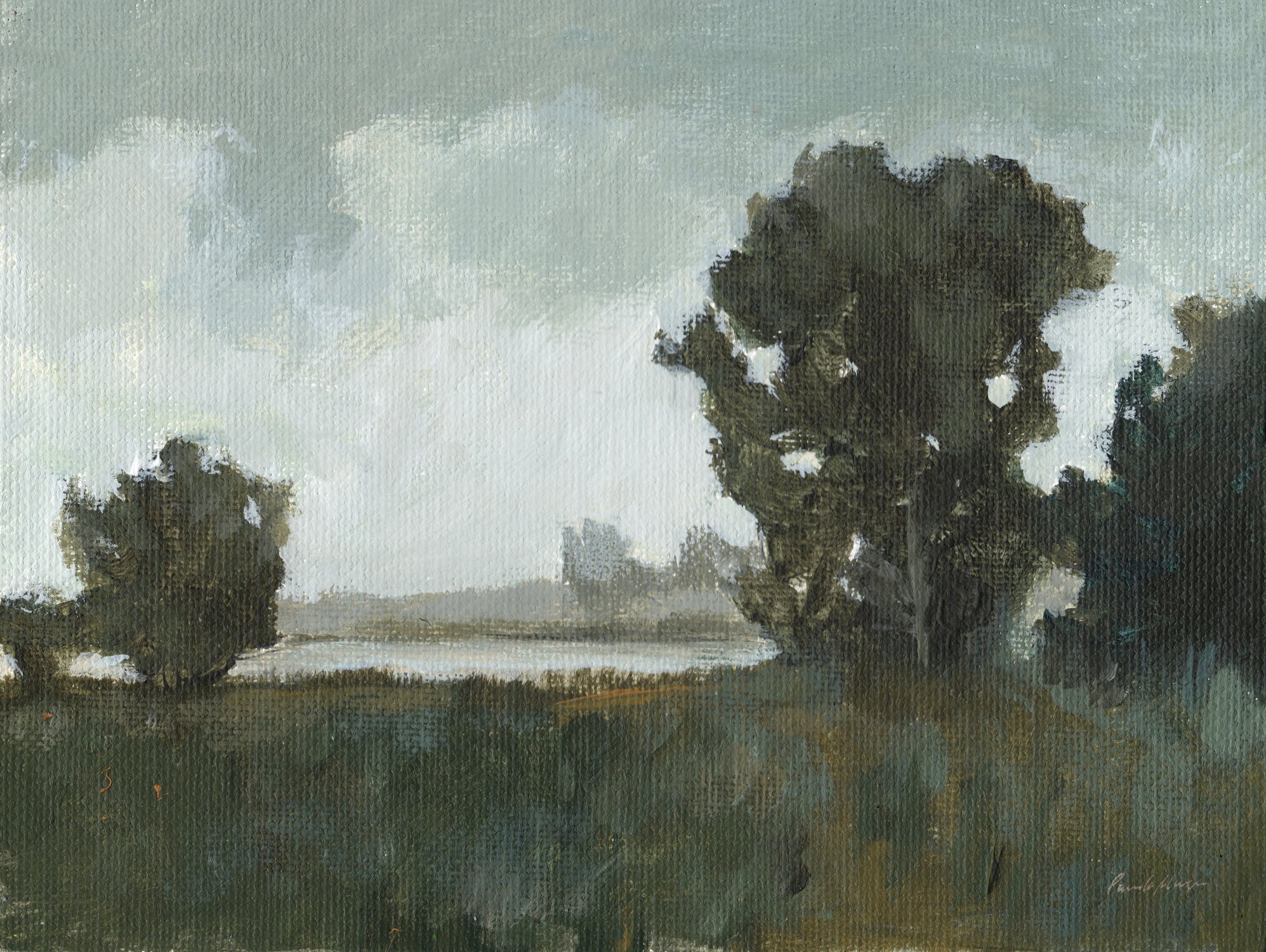 Waterway by Pamela Munger on GIANT ART - black