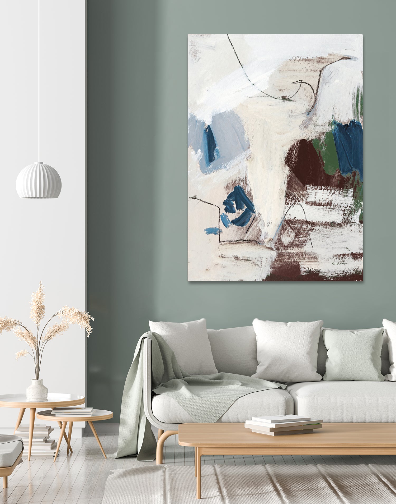 Dark Abstract II by Pamela Munger on GIANT ART - beige abstract