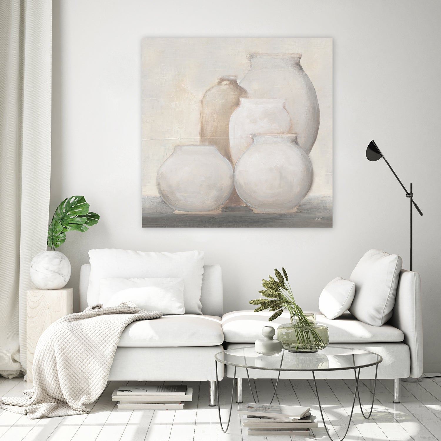 Farmhouse Vases by JULIA PURINTON on GIANT ART - white figurative farmhouse