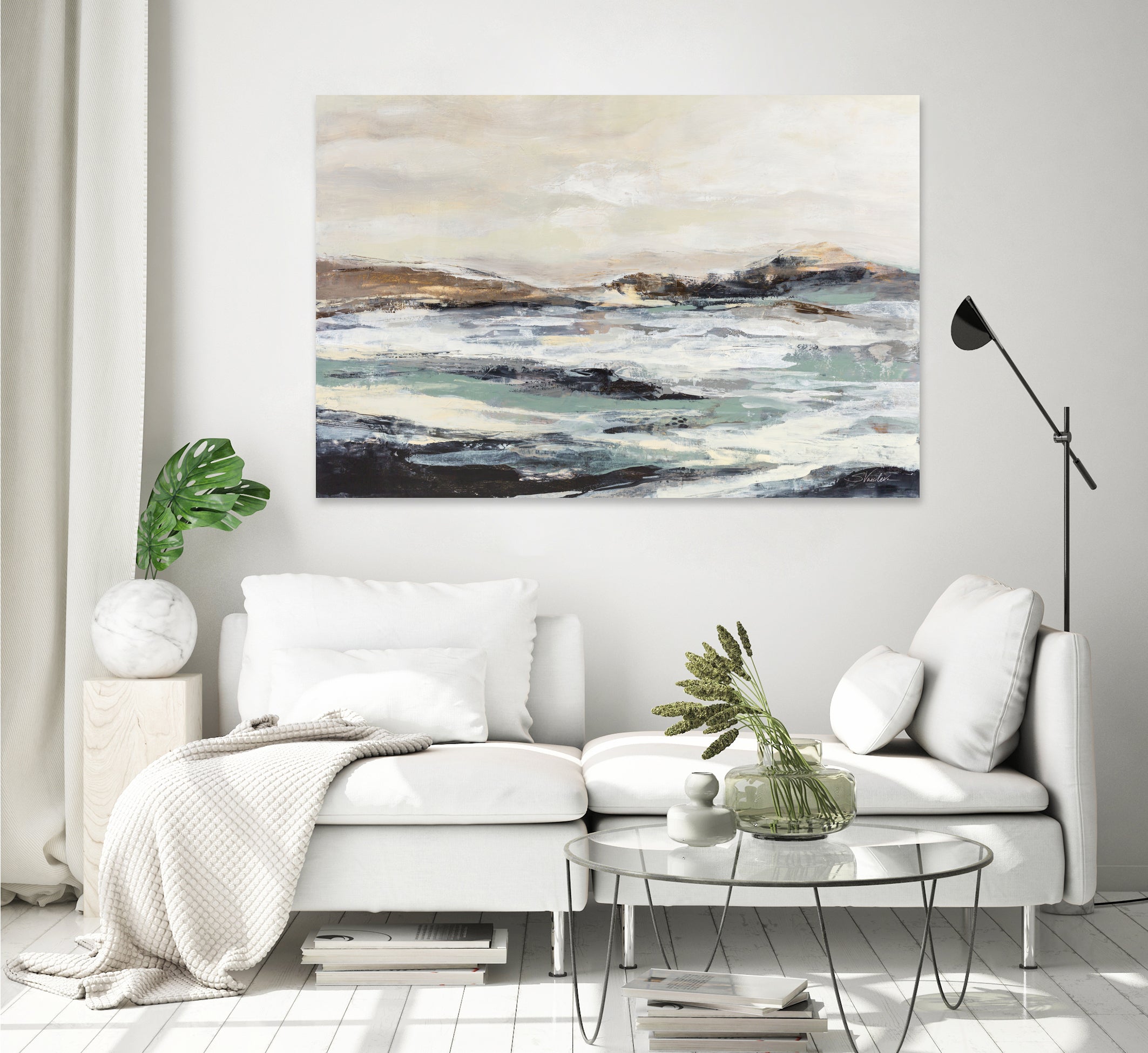 White River by Silvia Vassileva on GIANT ART - black abstract