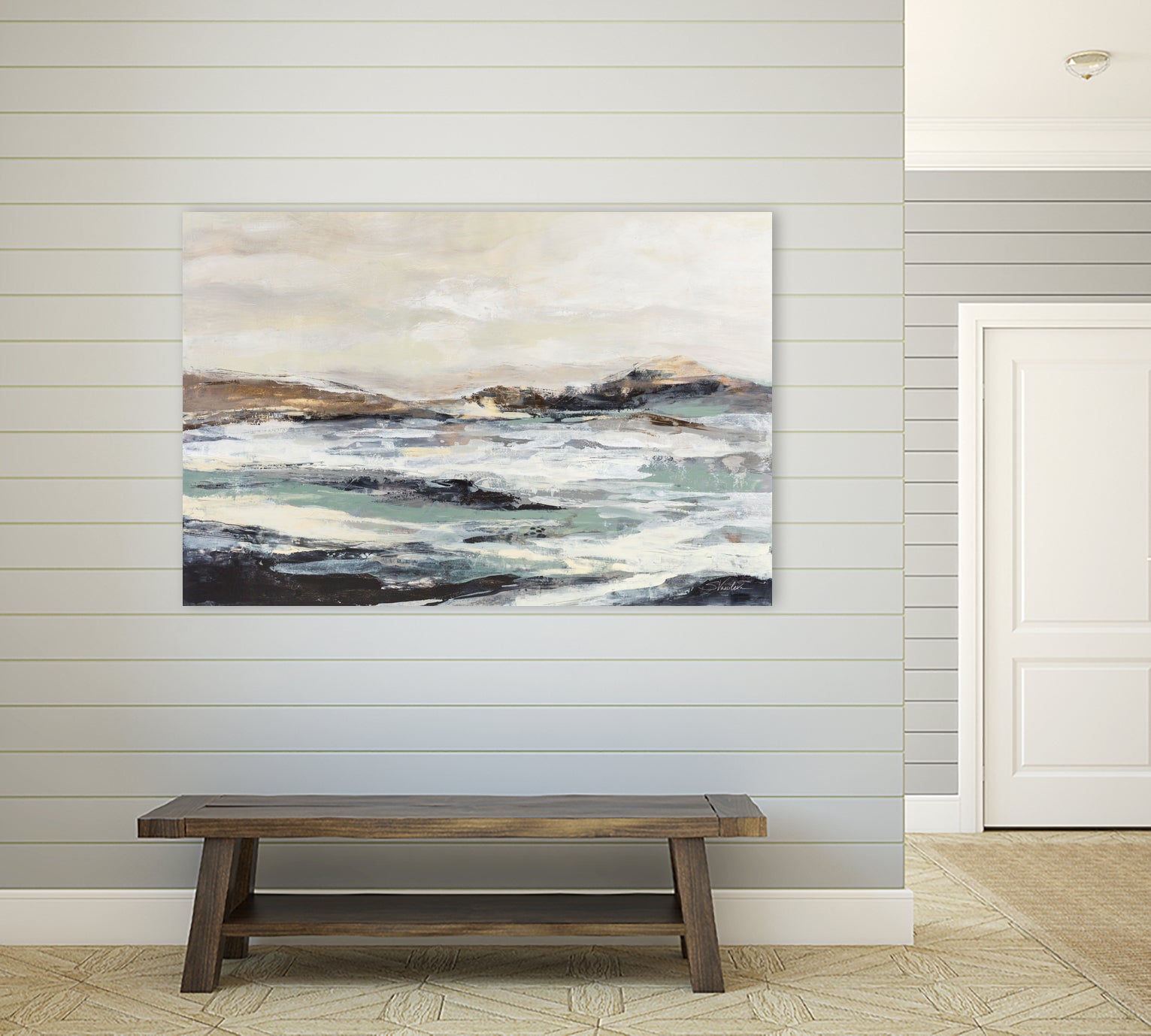 White River by Silvia Vassileva on GIANT ART - black abstract