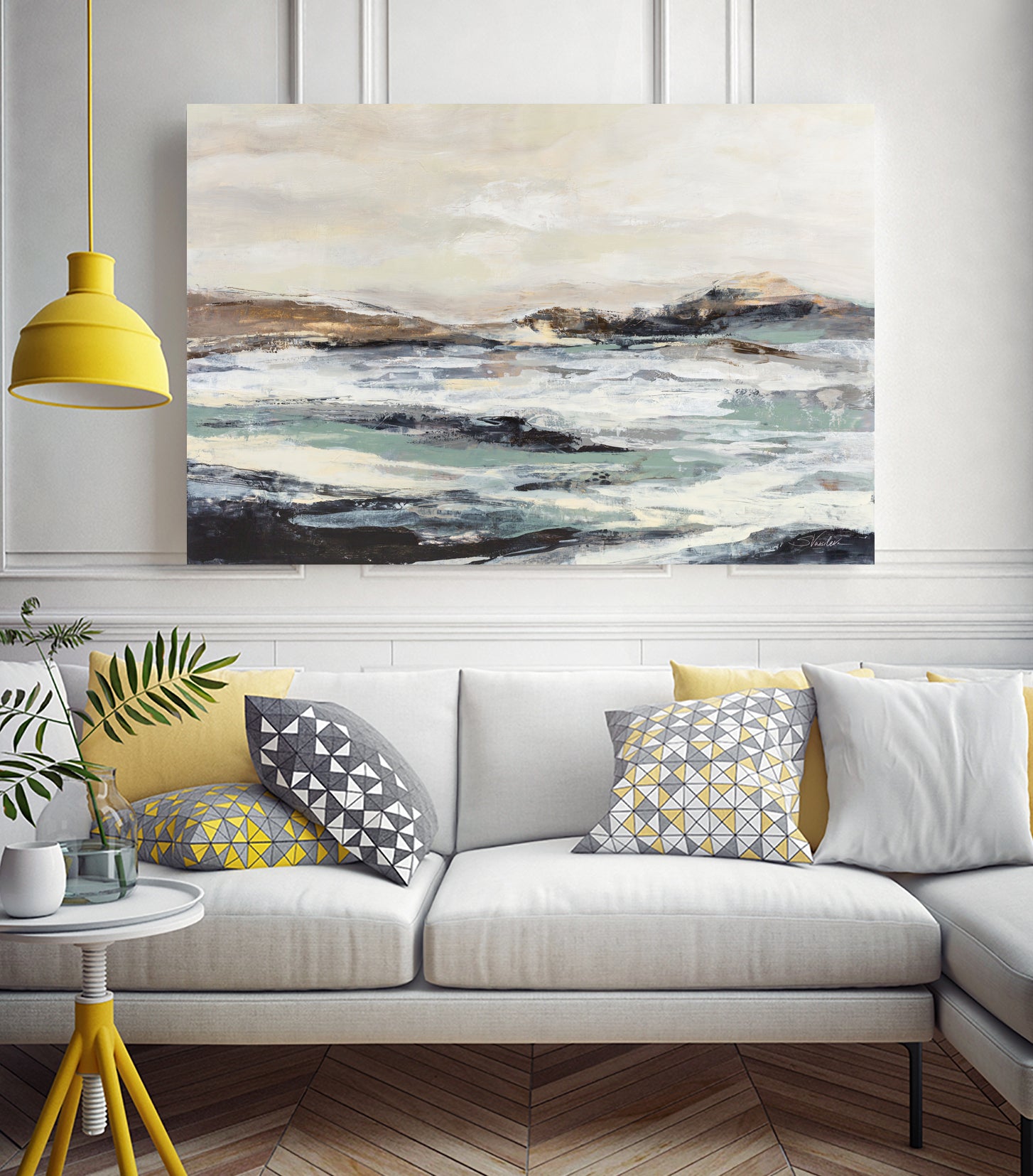 White River by Silvia Vassileva on GIANT ART - black abstract