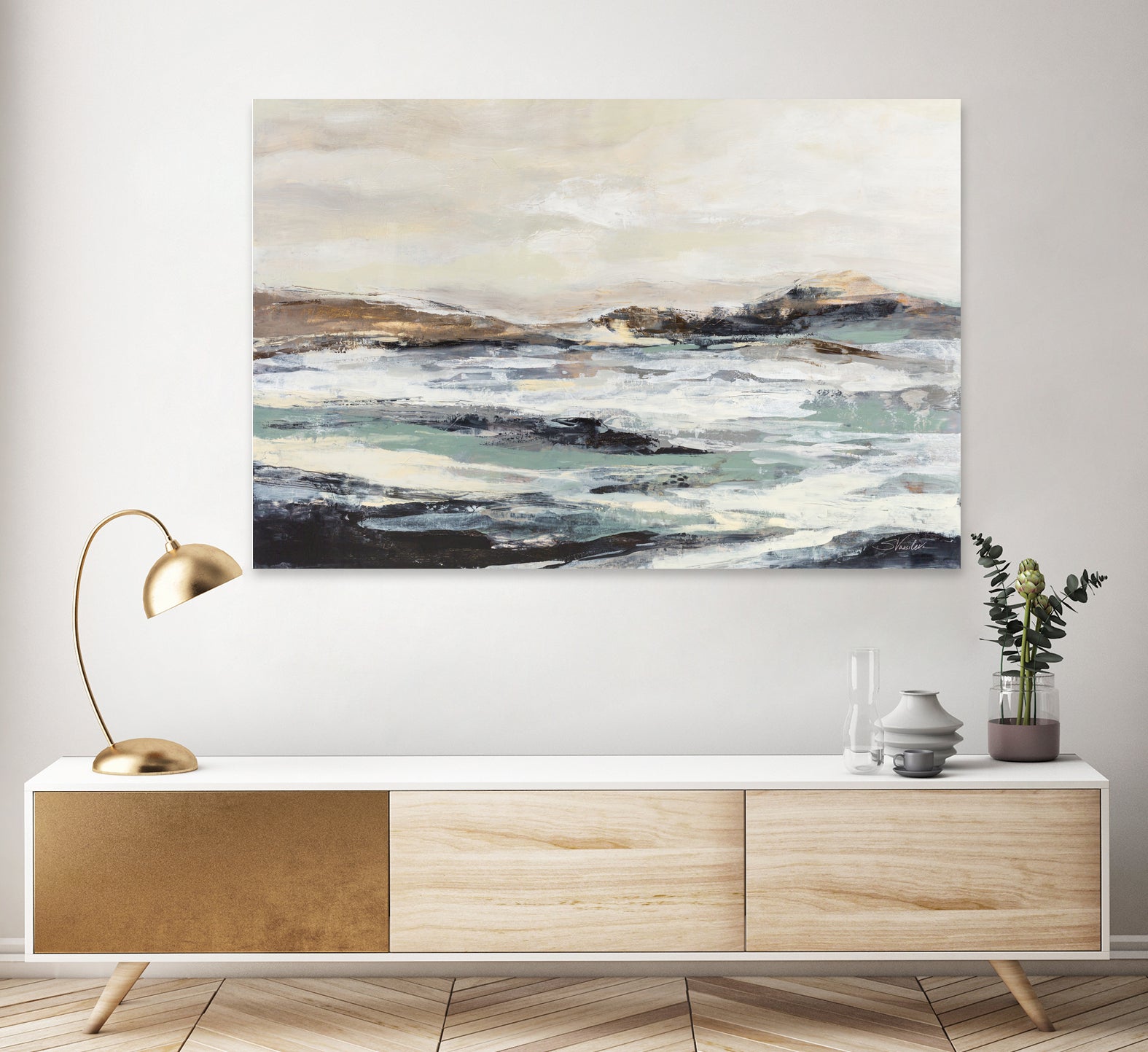 White River by Silvia Vassileva on GIANT ART - black abstract