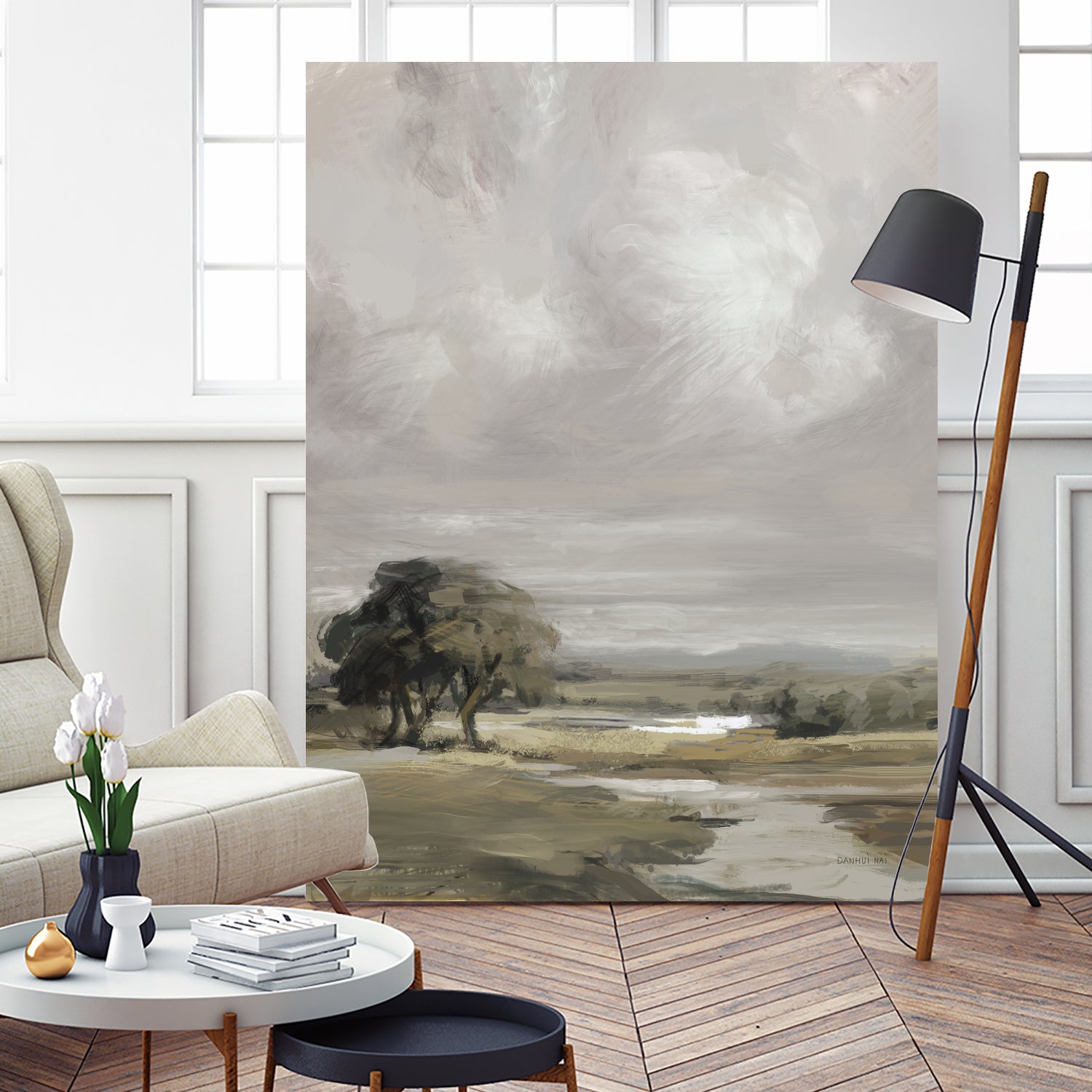 French Countryside by Danhui Nai on GIANT ART - brown