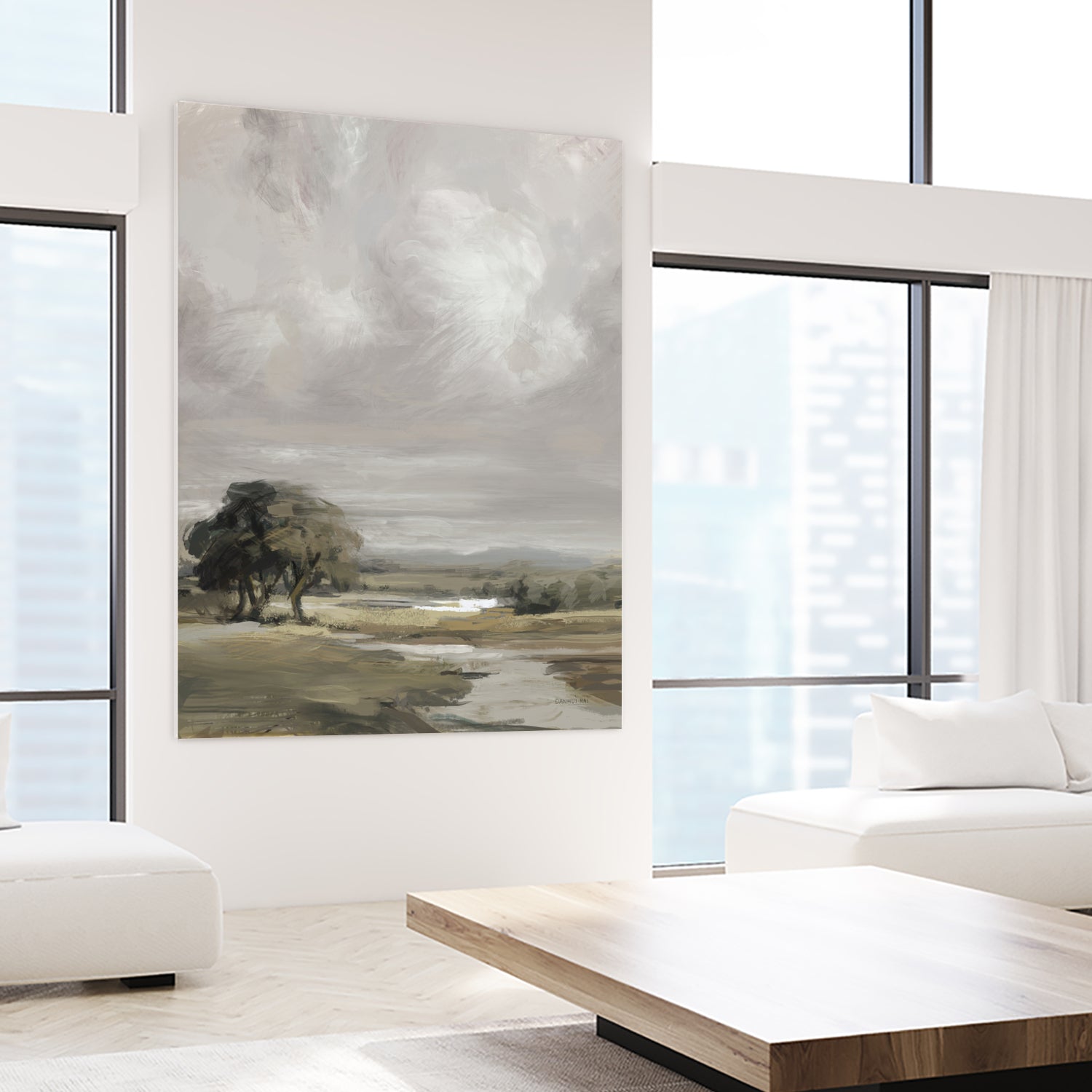 French Countryside by Danhui Nai on GIANT ART - brown