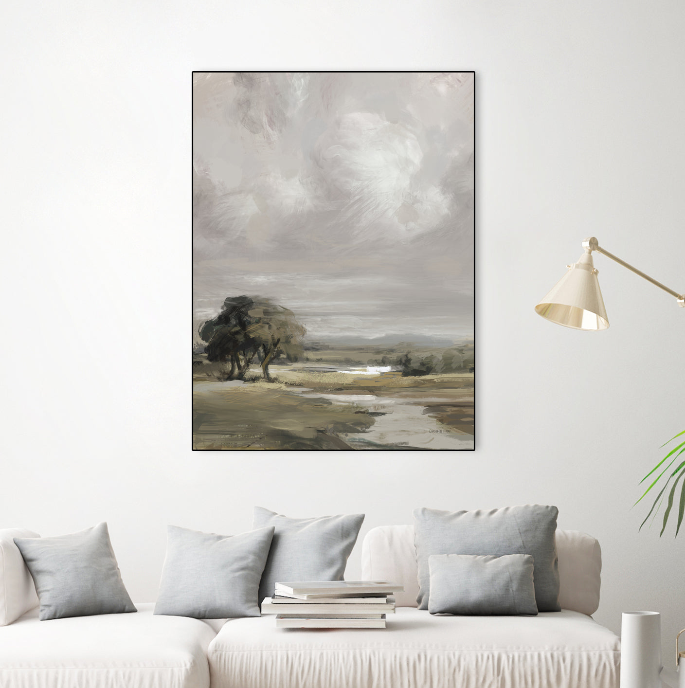 French Countryside by Danhui Nai on GIANT ART - brown