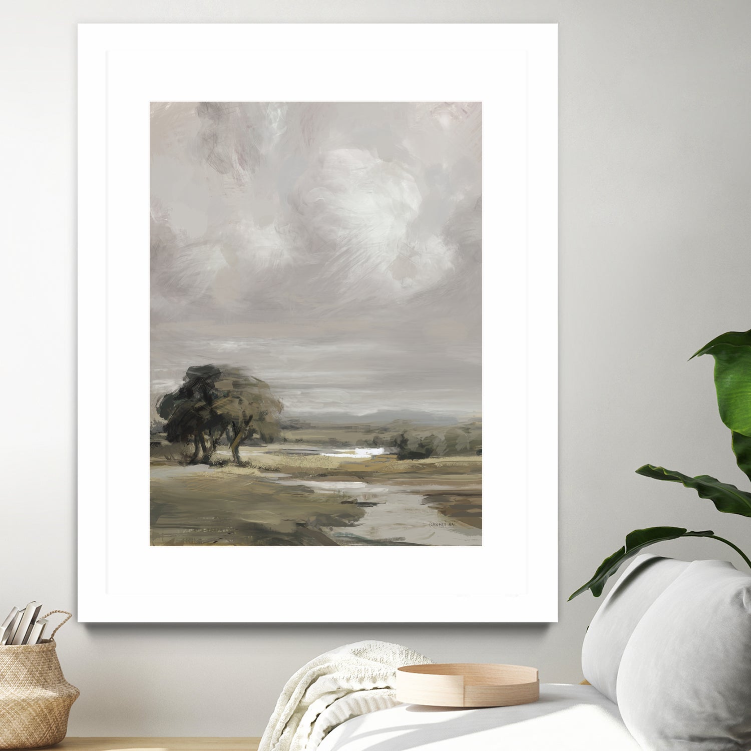 French Countryside by Danhui Nai on GIANT ART - brown