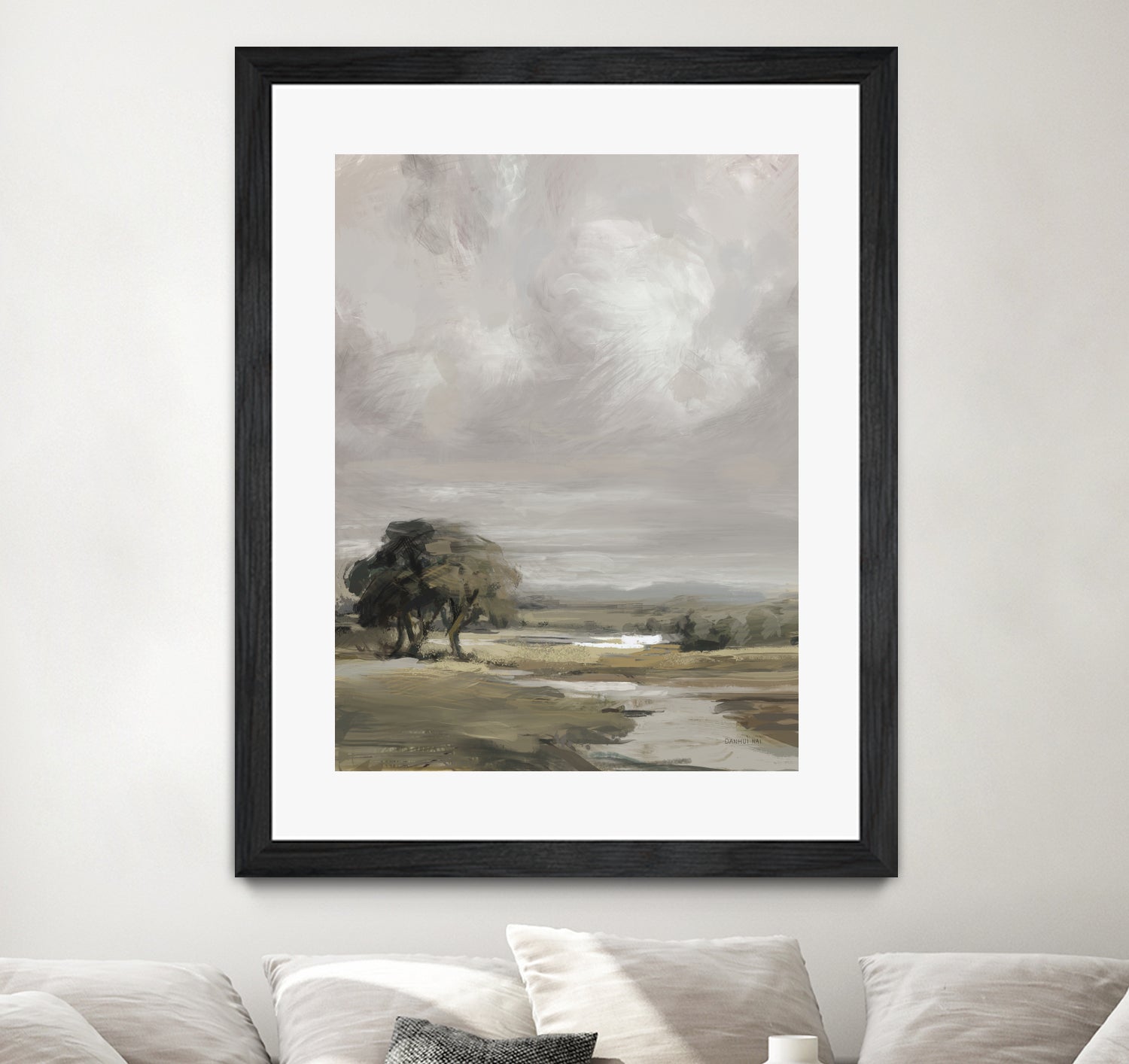 French Countryside by Danhui Nai on GIANT ART - brown