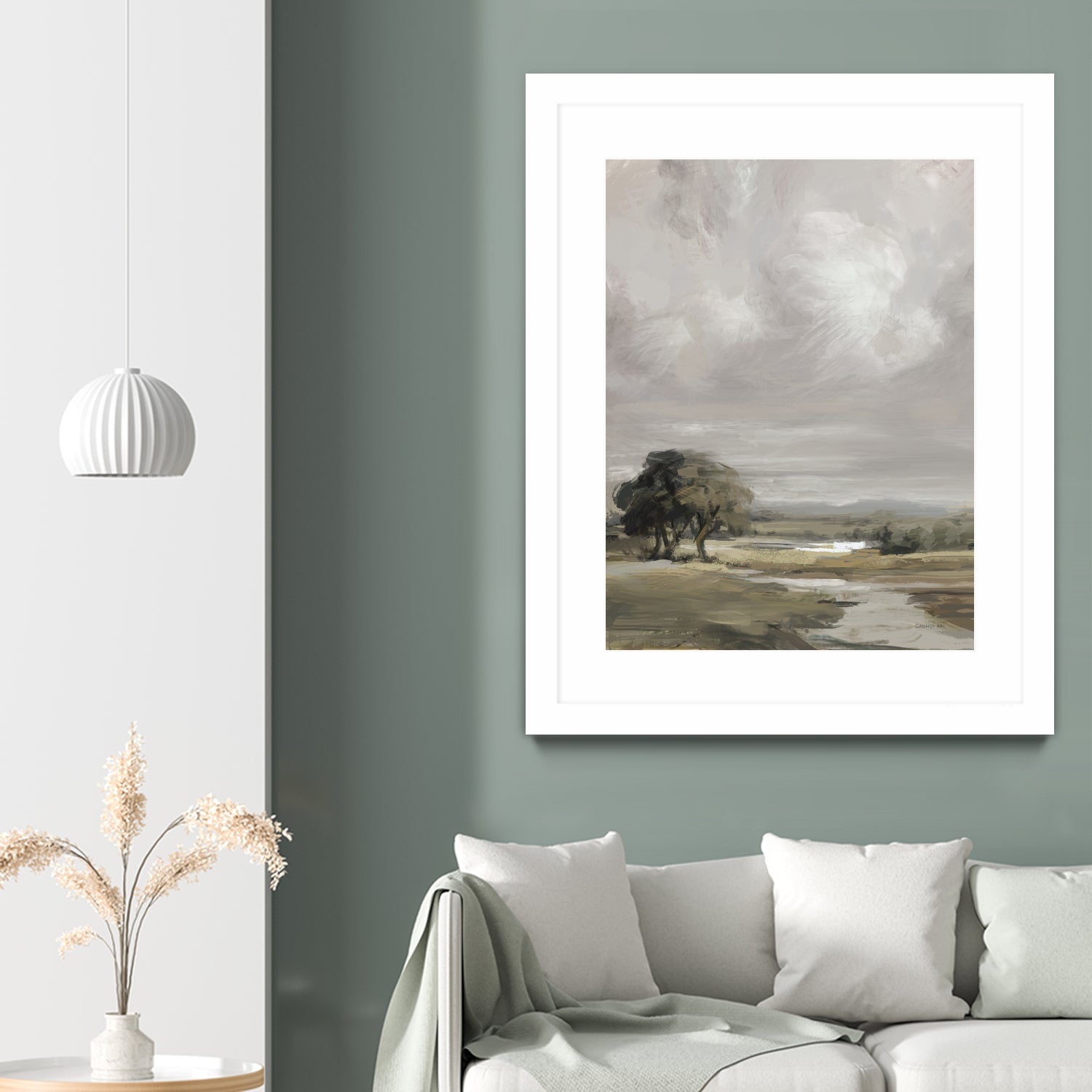 French Countryside by Danhui Nai on GIANT ART - brown