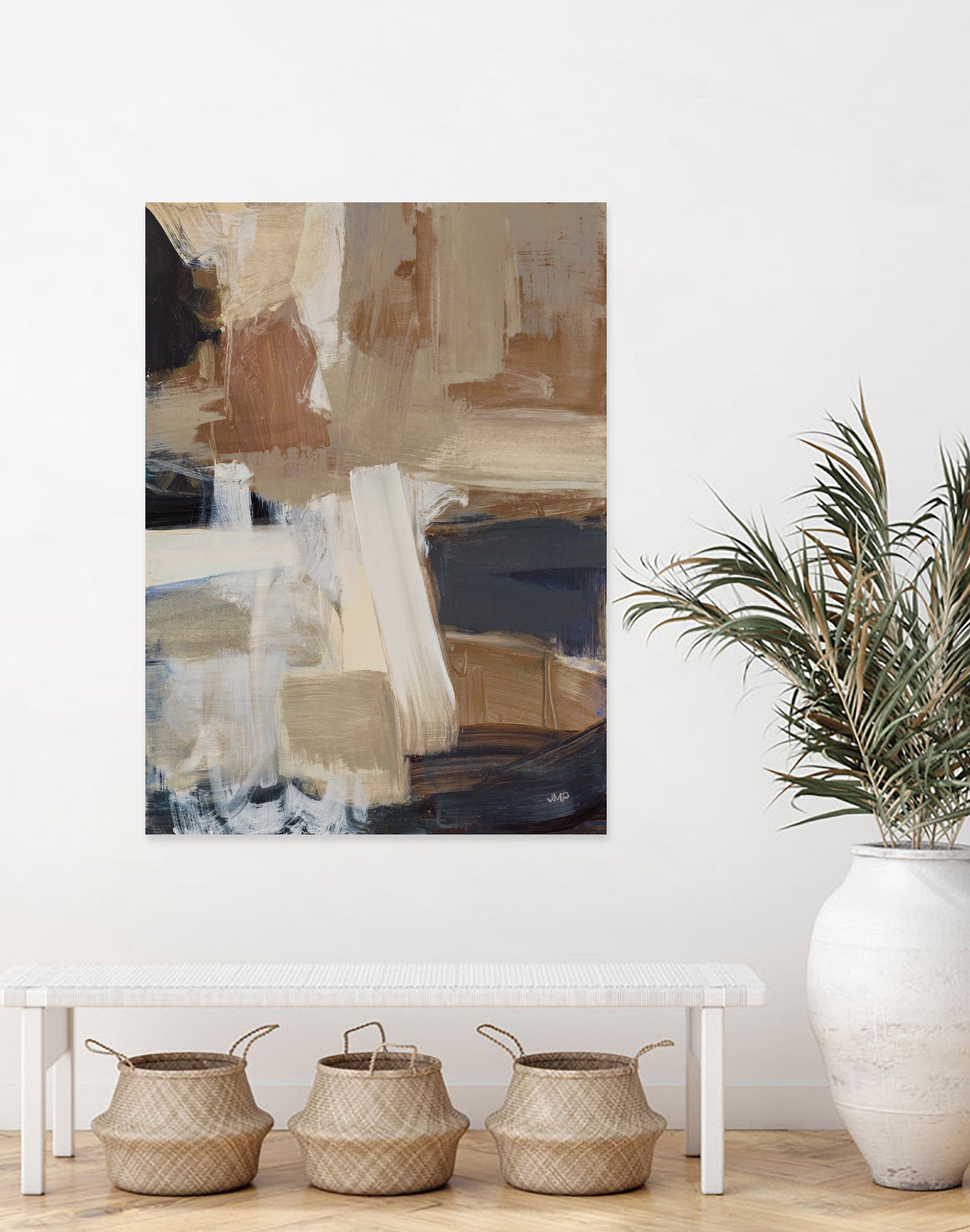 Beale Street Abstract I Brown by Julia purinton on GIANT ART - brown abstract