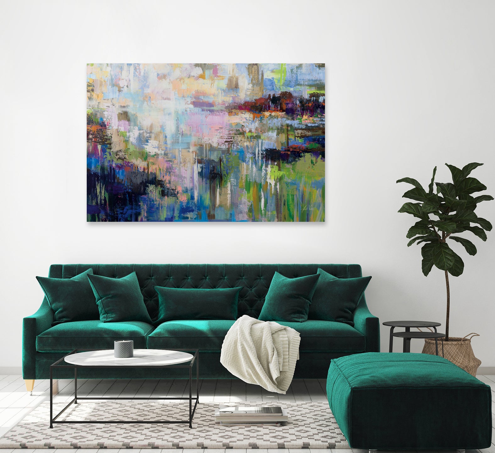 Forecast by Jeanette Vertentes on GIANT ART - black abstract