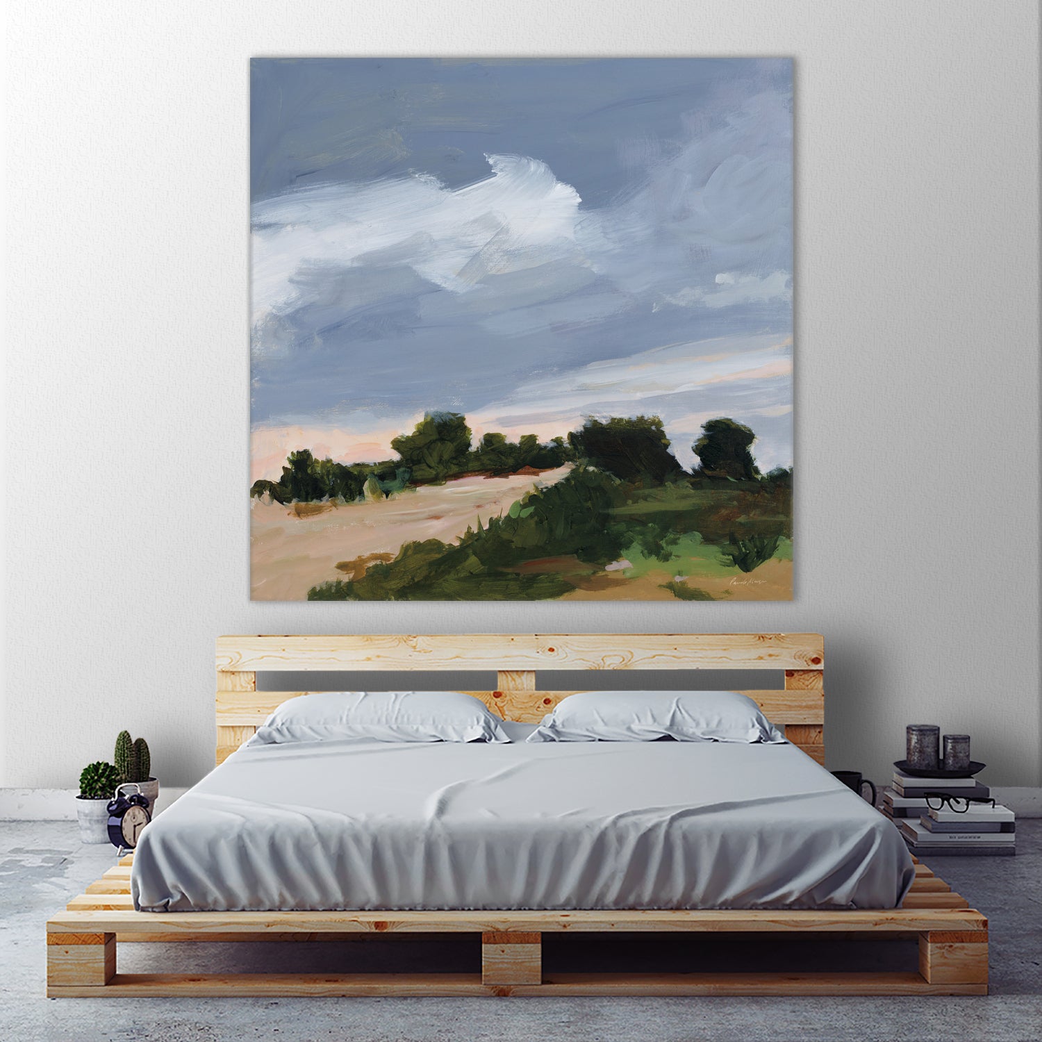 Darkening by Pamela Munger on GIANT ART - blue