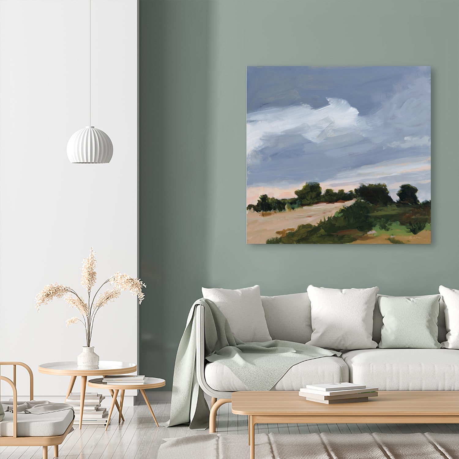 Darkening by Pamela Munger on GIANT ART - blue