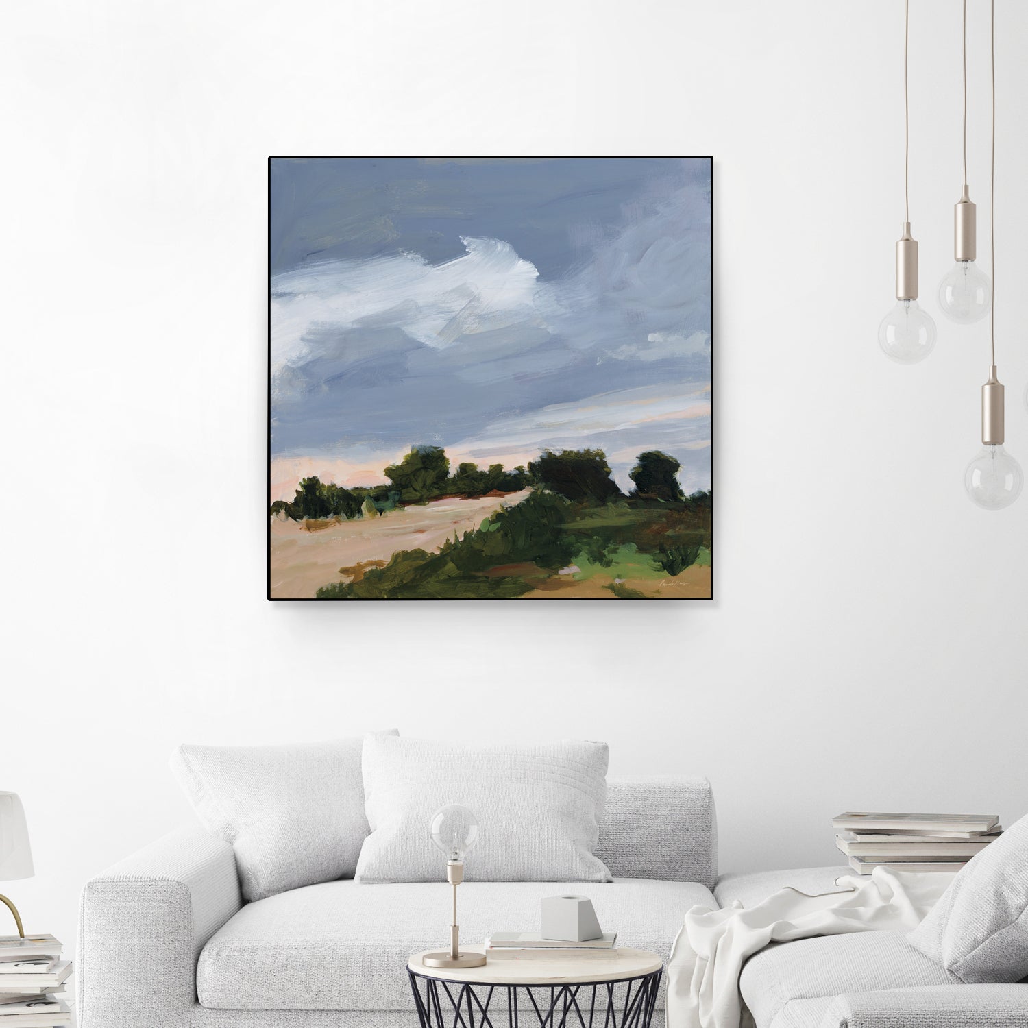 Darkening by Pamela Munger on GIANT ART - blue