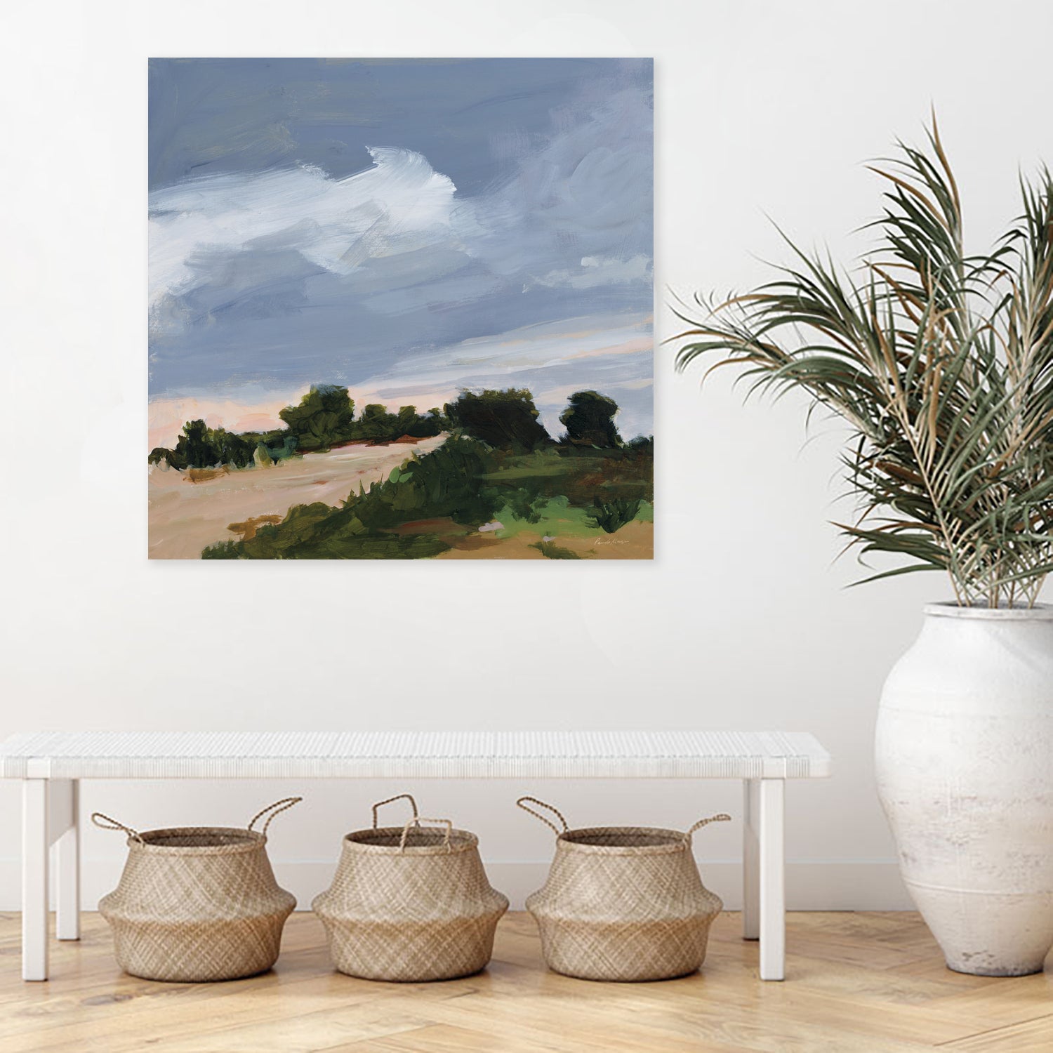 Darkening by Pamela Munger on GIANT ART - blue