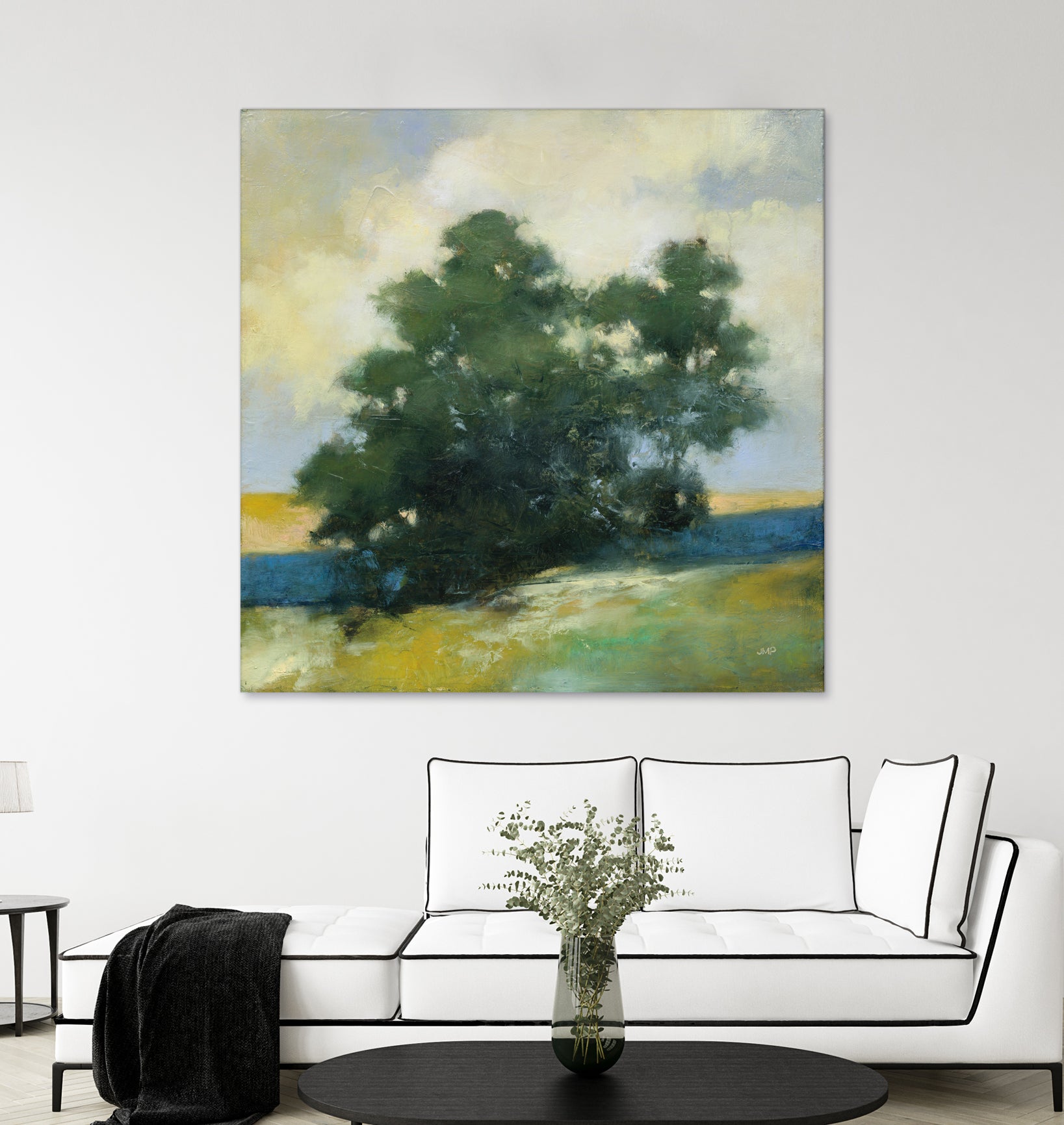 Solitary by Julia Purinton on GIANT ART - blue