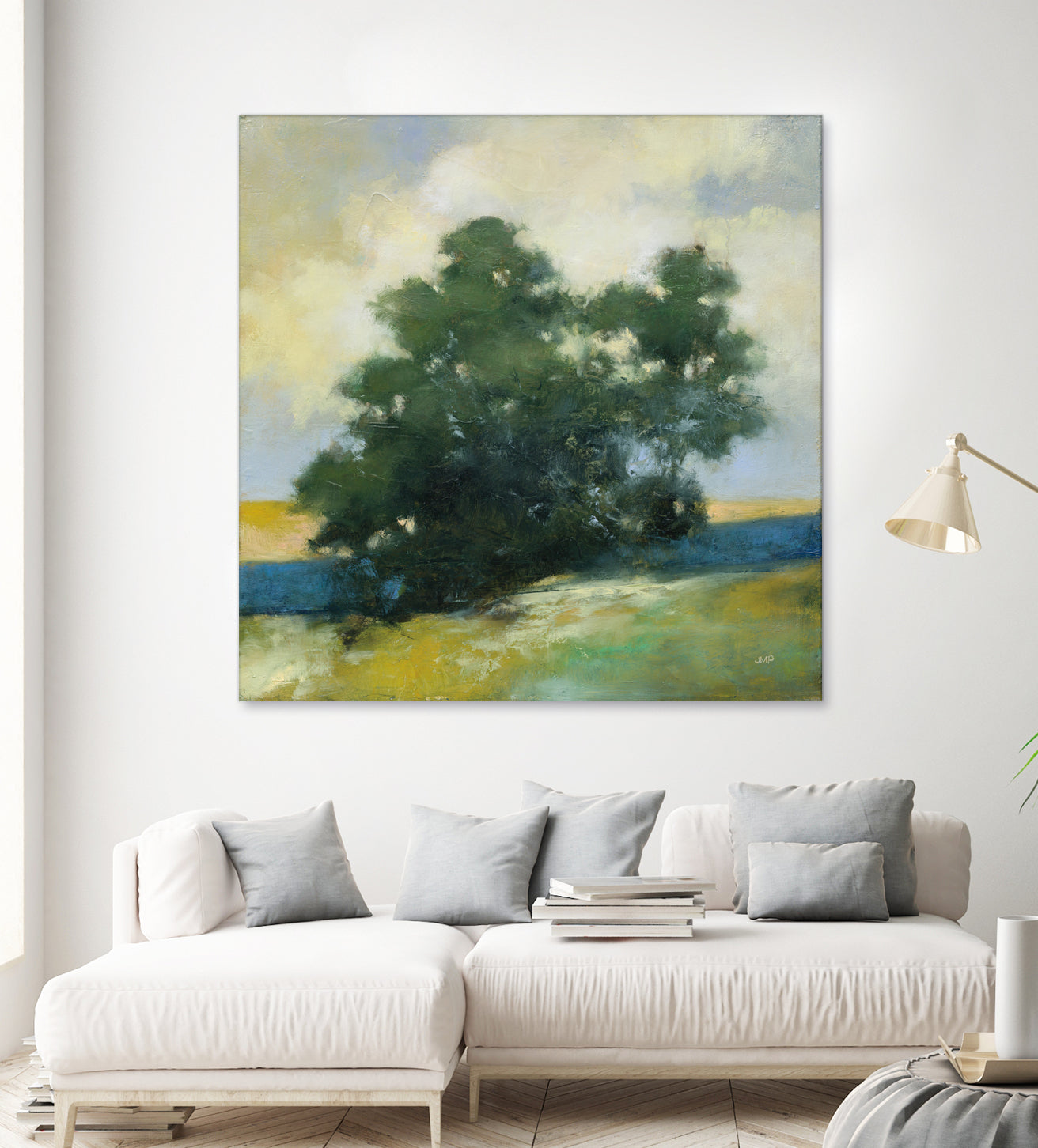 Solitary by Julia Purinton on GIANT ART - blue