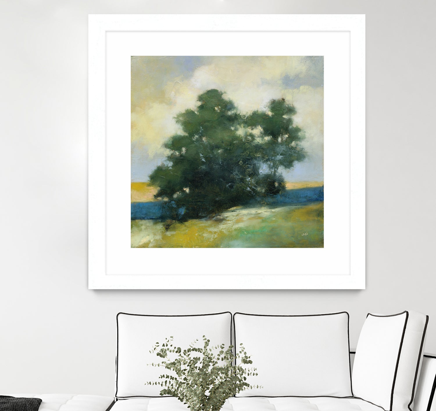 Solitary by Julia Purinton on GIANT ART - blue