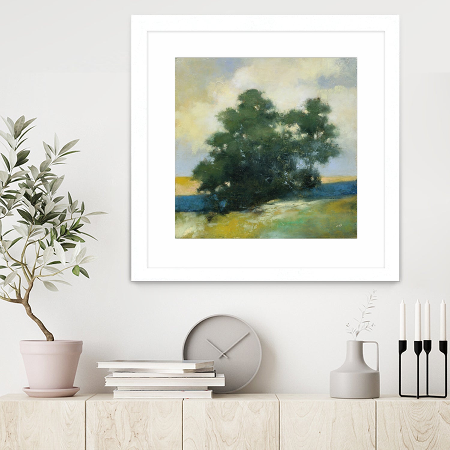 Solitary by Julia Purinton on GIANT ART - blue