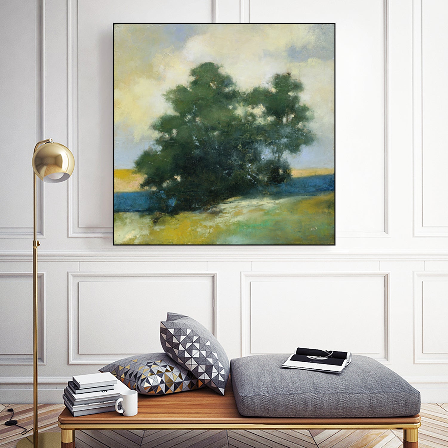 Solitary by Julia Purinton on GIANT ART - blue