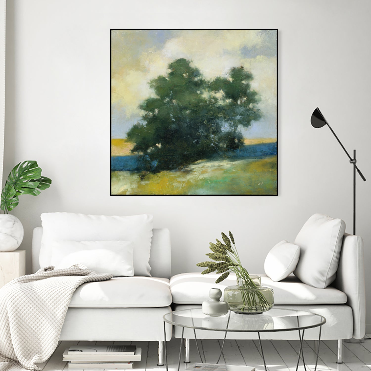 Solitary by Julia Purinton on GIANT ART - blue