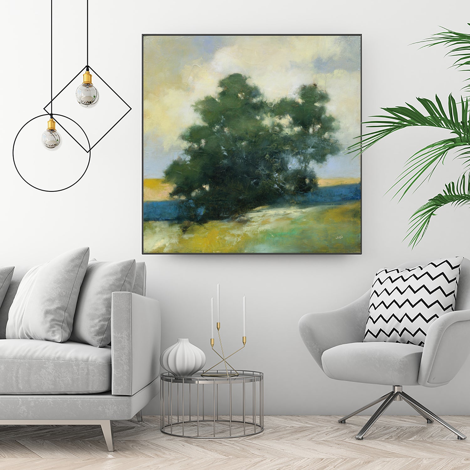 Solitary by Julia Purinton on GIANT ART - blue